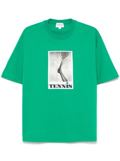 Tennis-print T-shirt by LACOSTE