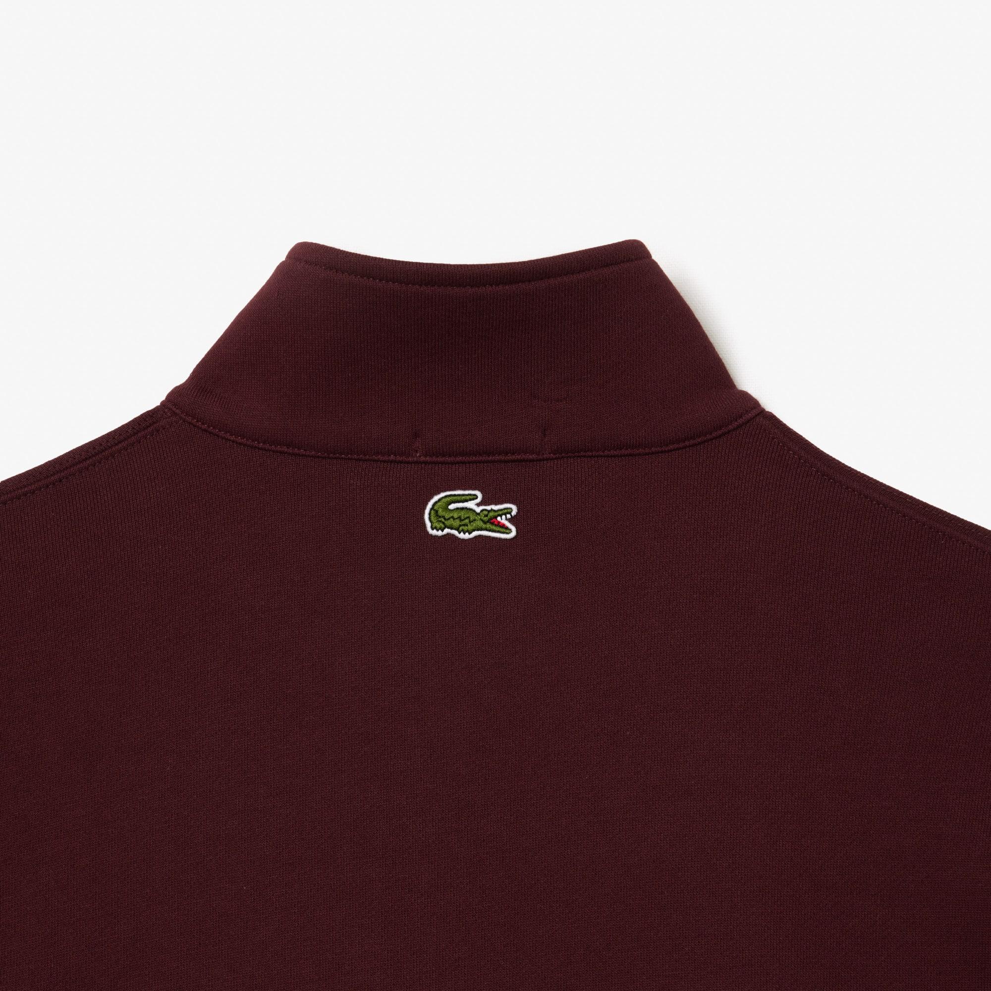 Unisex High-Neck Zip-Up Sweatshirt by LACOSTE