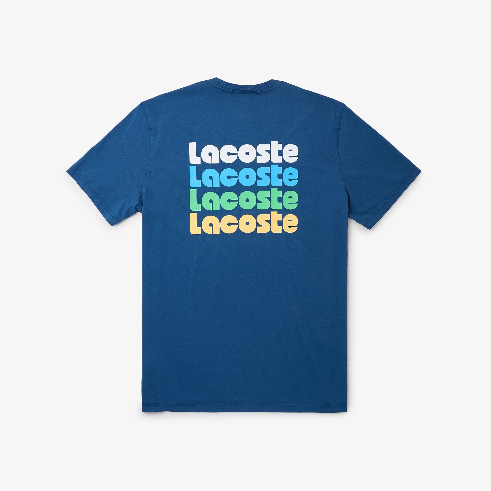 Washed Effect Print T-shirt – Plus Size – Tall by LACOSTE