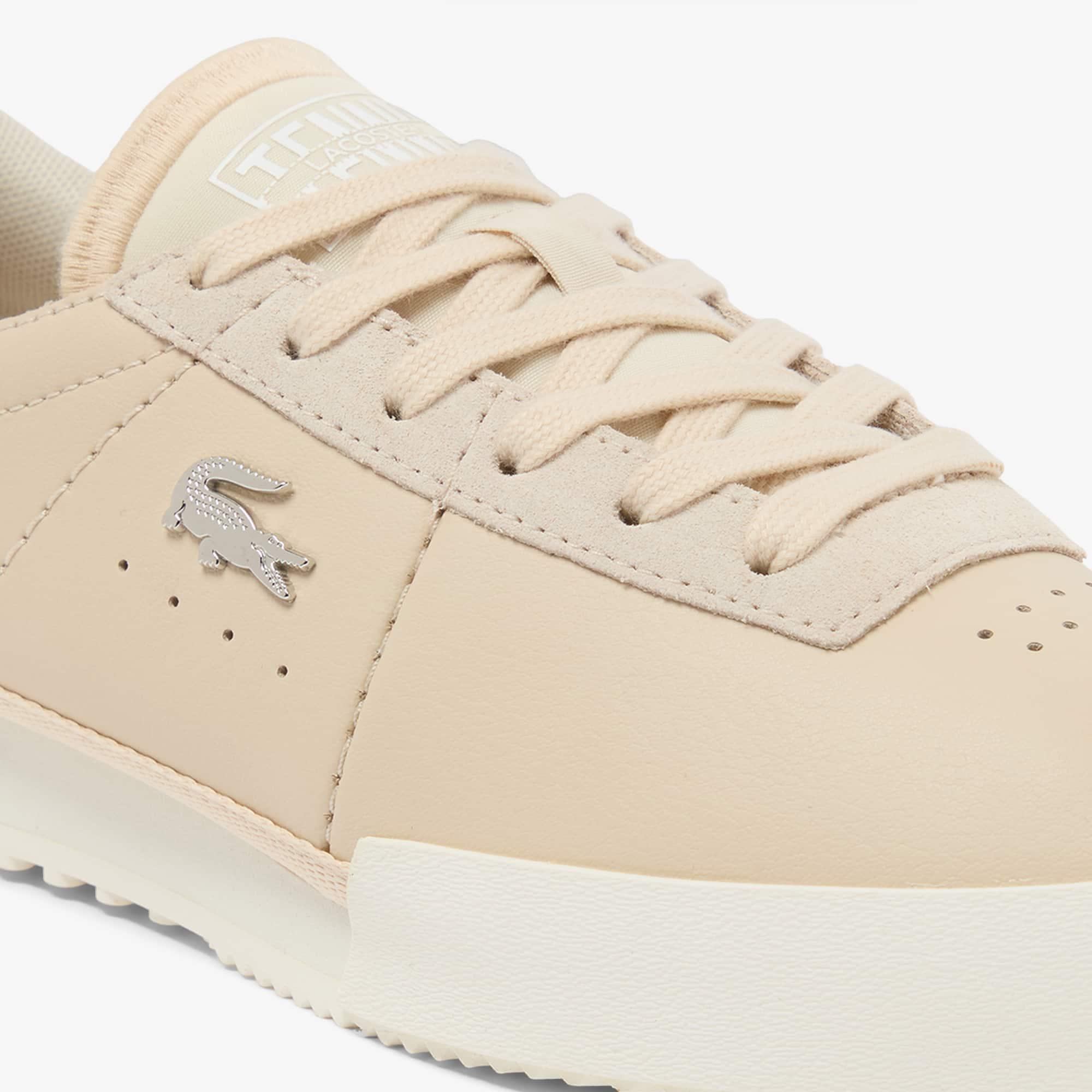Women's Aura Leather Sneakers by LACOSTE
