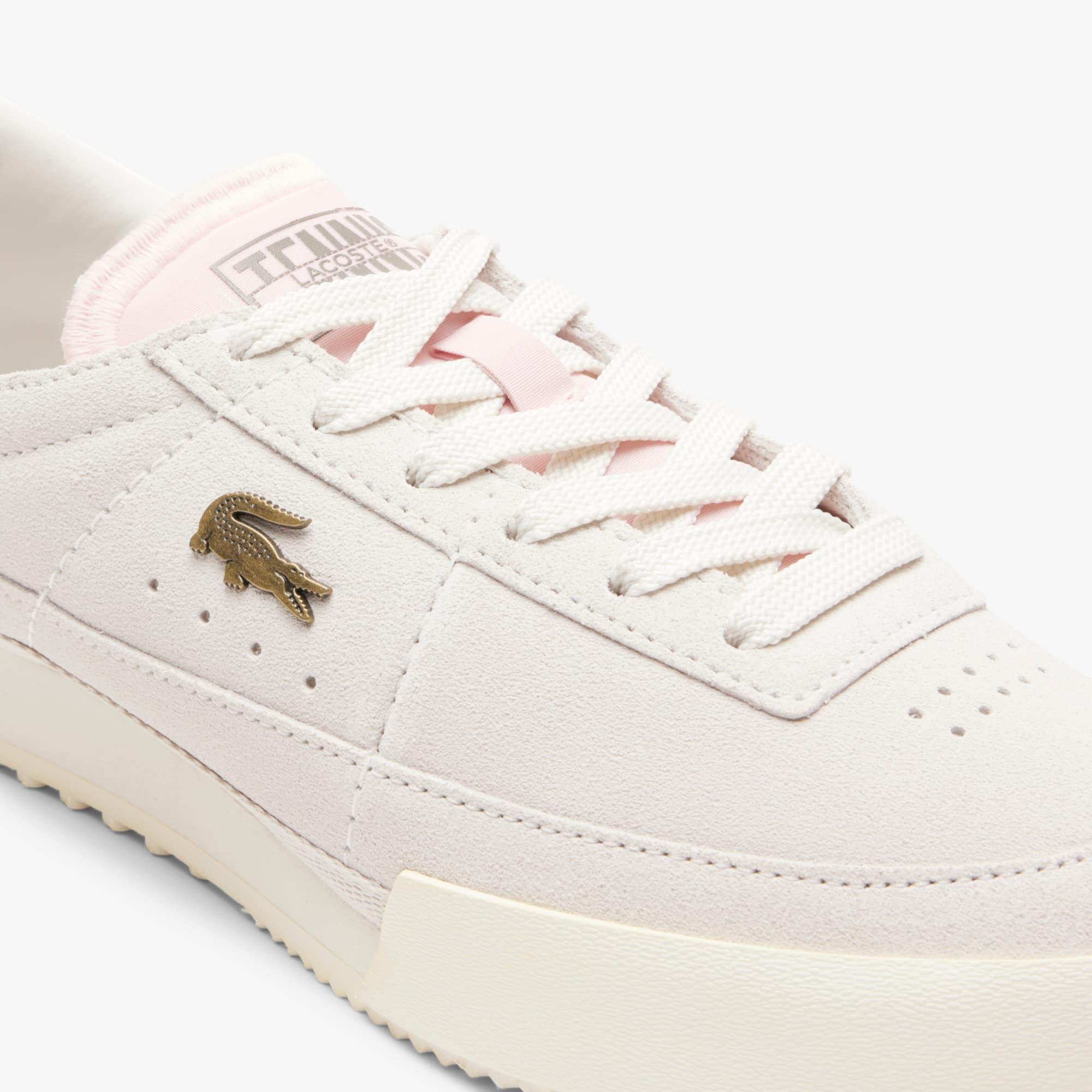 Women's Aura Suede Sneakers by LACOSTE