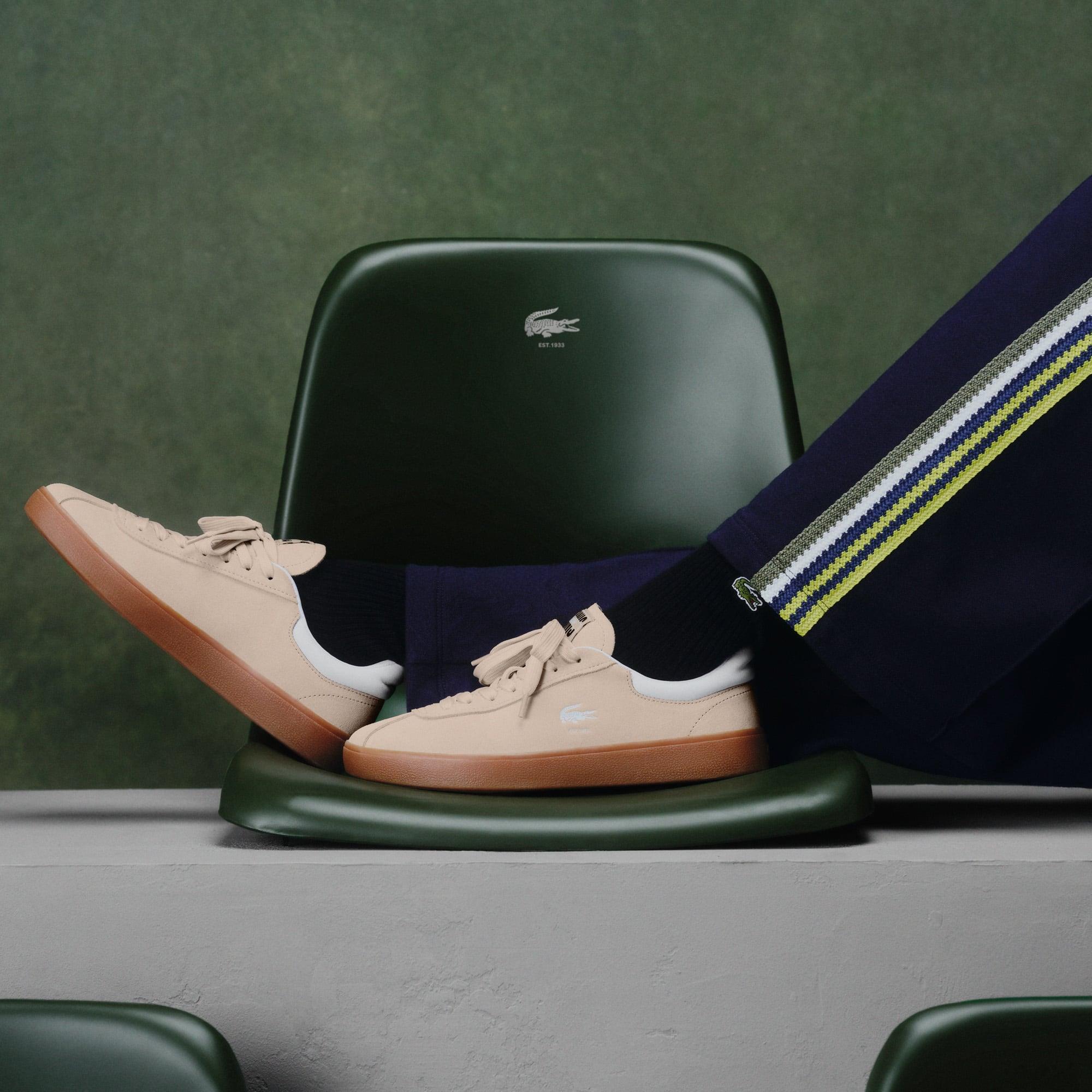 Women's Baseshot Suede Sneakers by LACOSTE