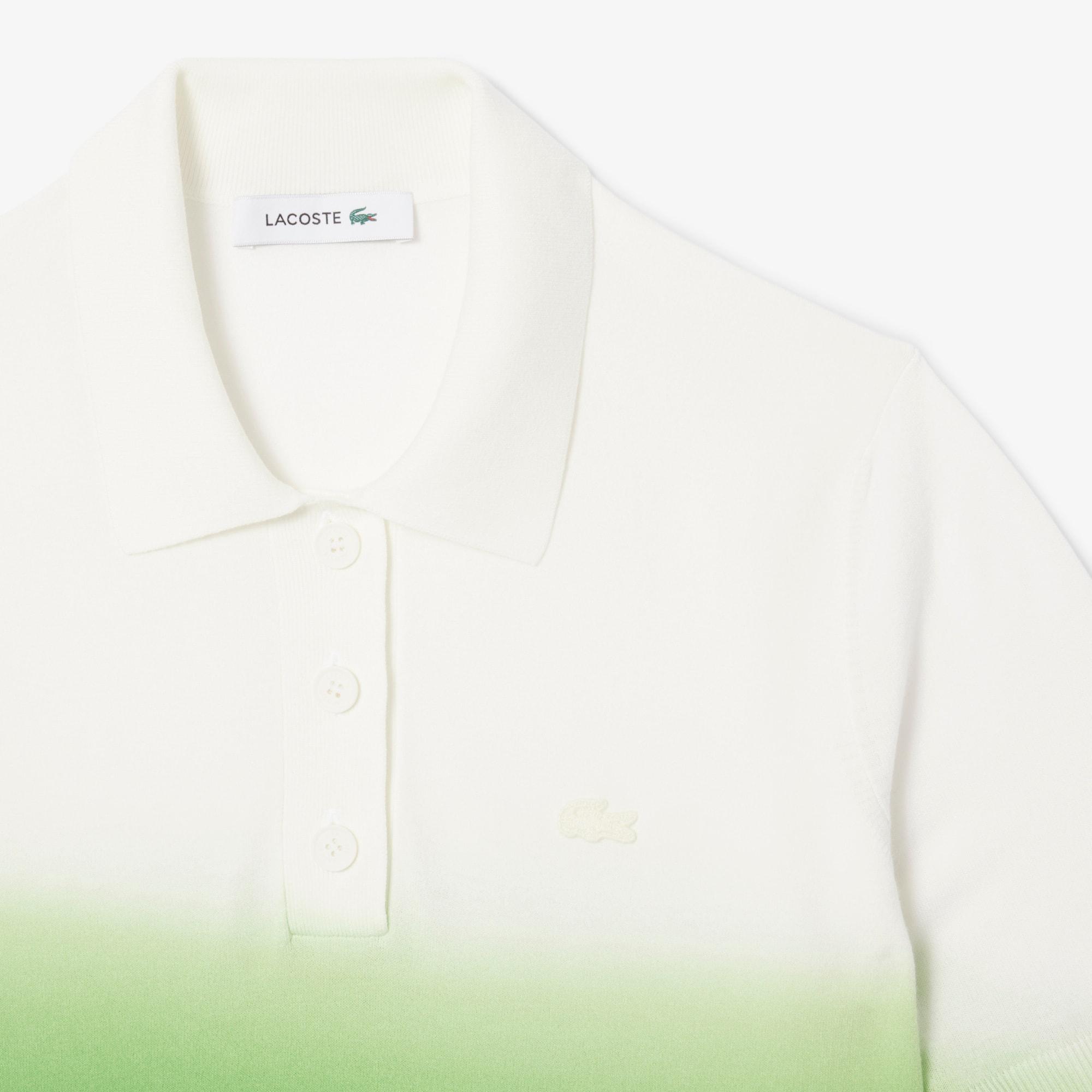 Women's Classic Fit Ombré Effect Knit Polo by LACOSTE