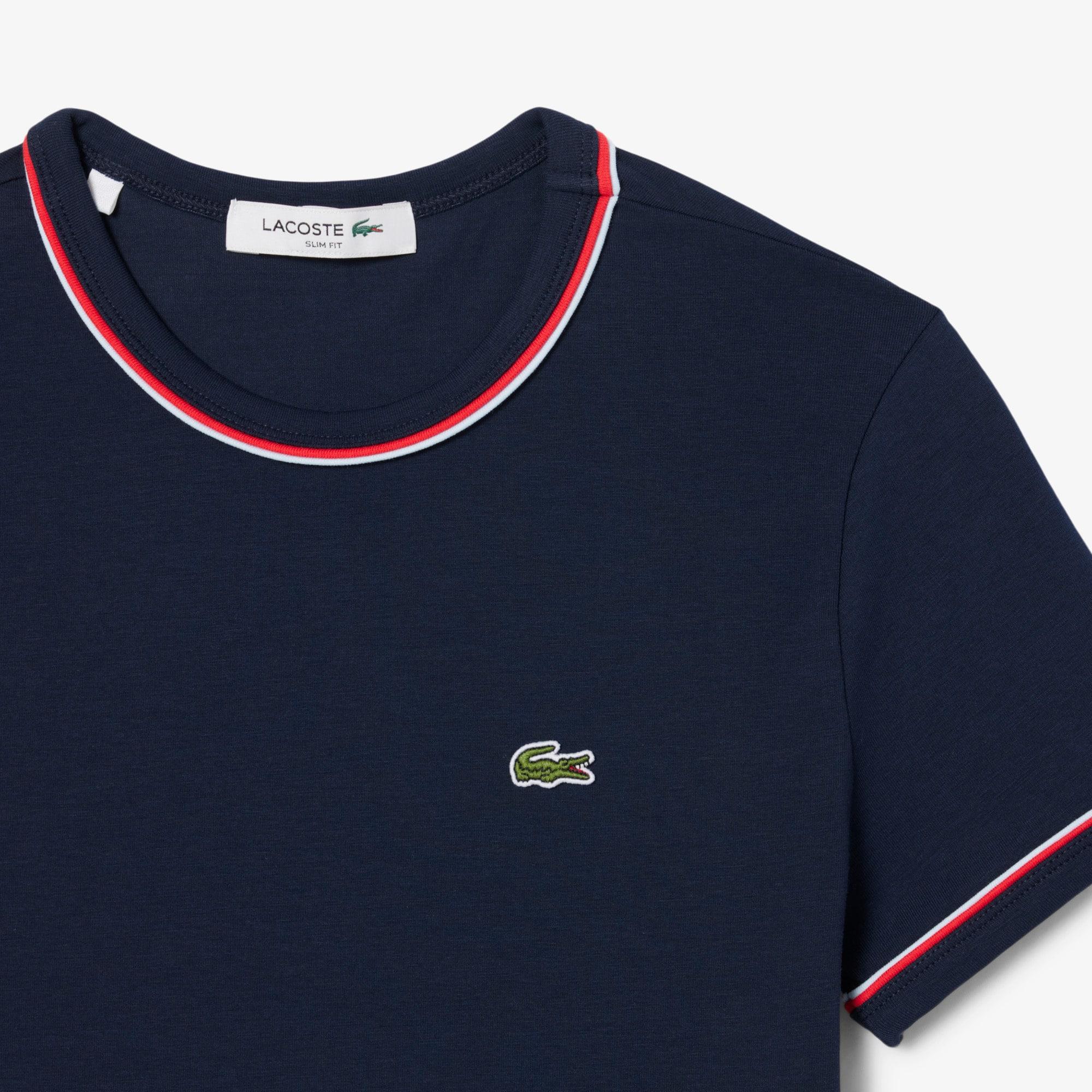 Women's Contrast Accent Jersey T-Shirt by LACOSTE