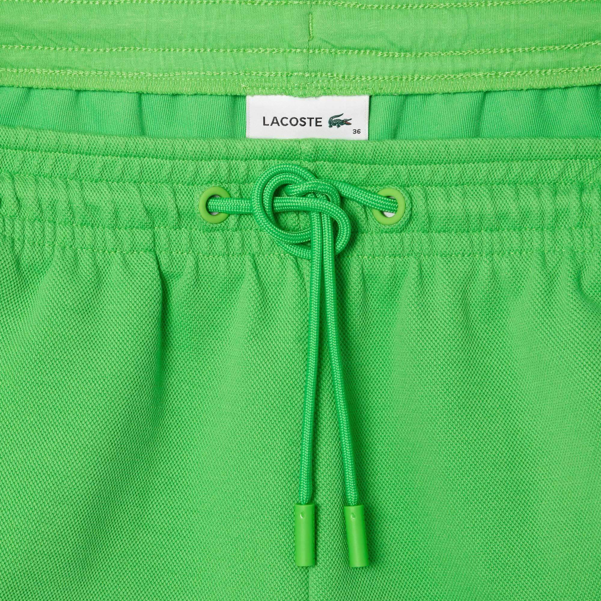 Women's Contrast Panel Piqué Shorts by LACOSTE