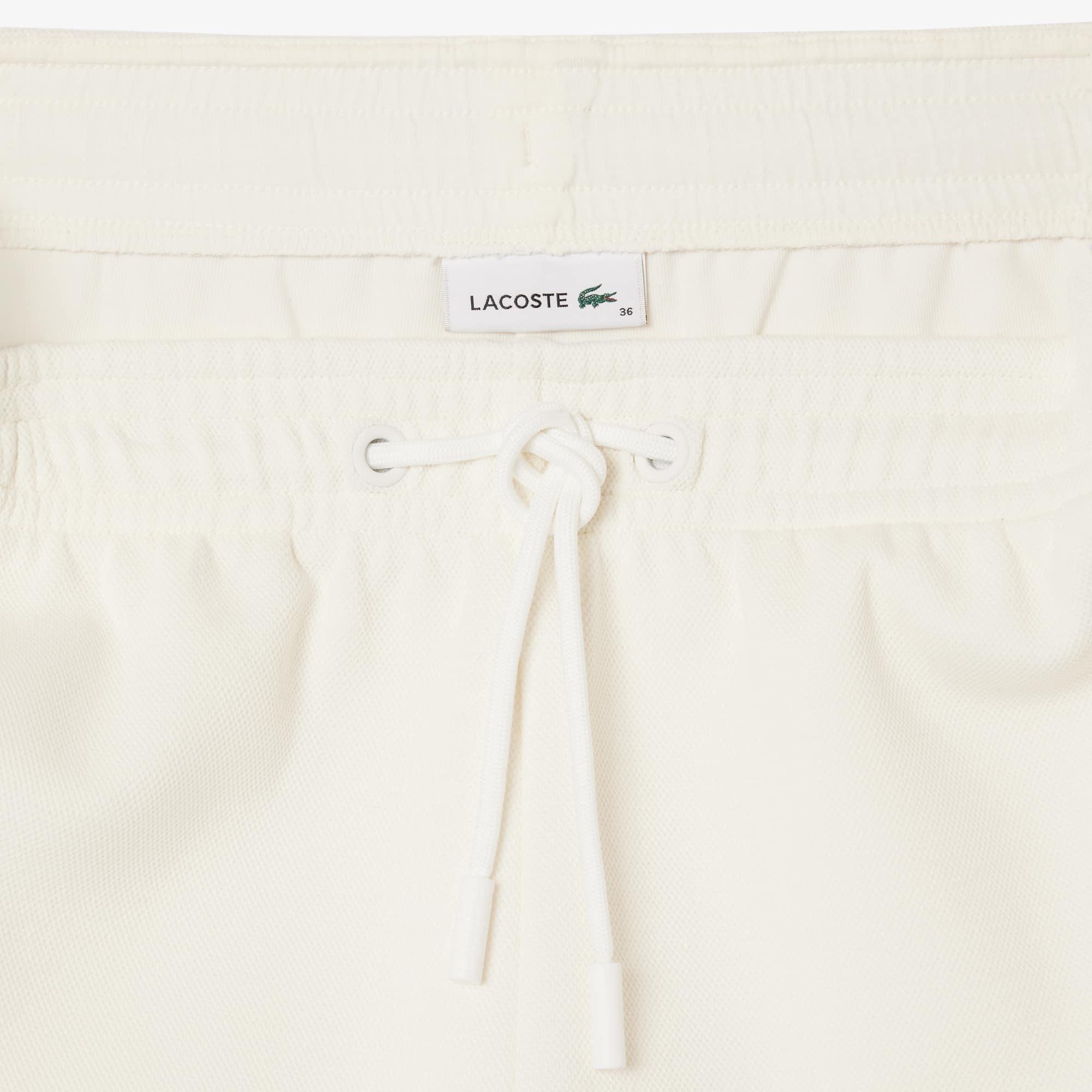 Women's Contrast Panel Piqué Shorts by LACOSTE