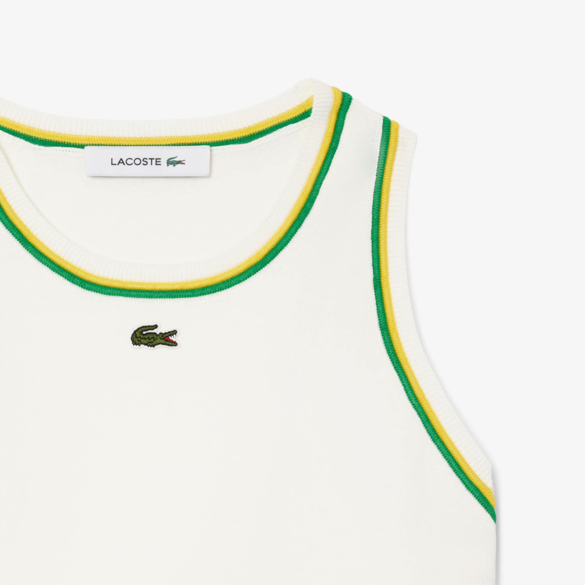 Women's Cotton Jersey Sleeveless Top by LACOSTE