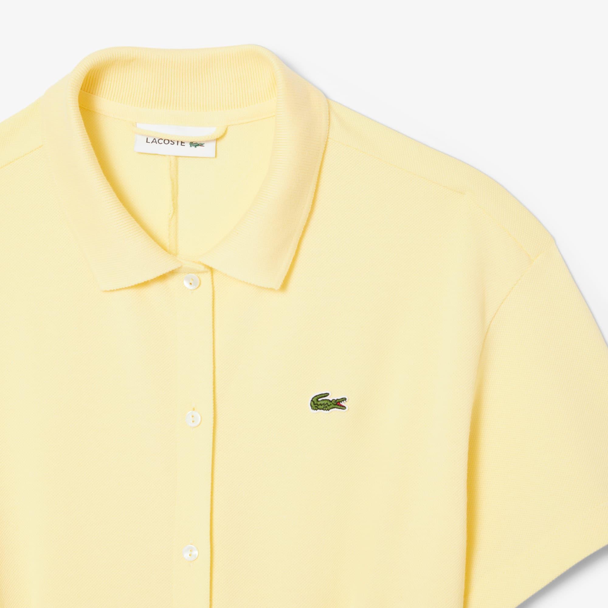 Women's Flared Mini-Piqué Polo Dress by LACOSTE