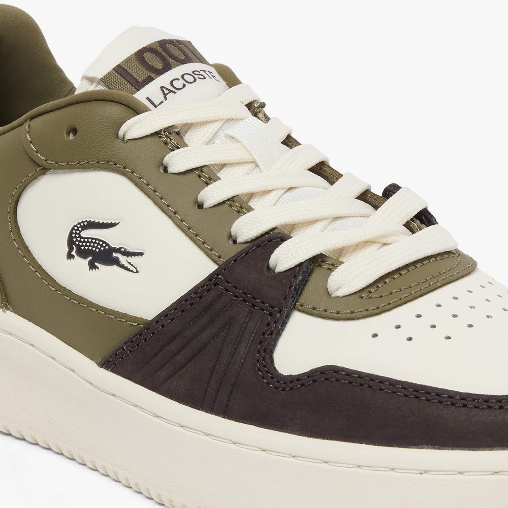 Women's L001 Set Leather Sneakers by LACOSTE