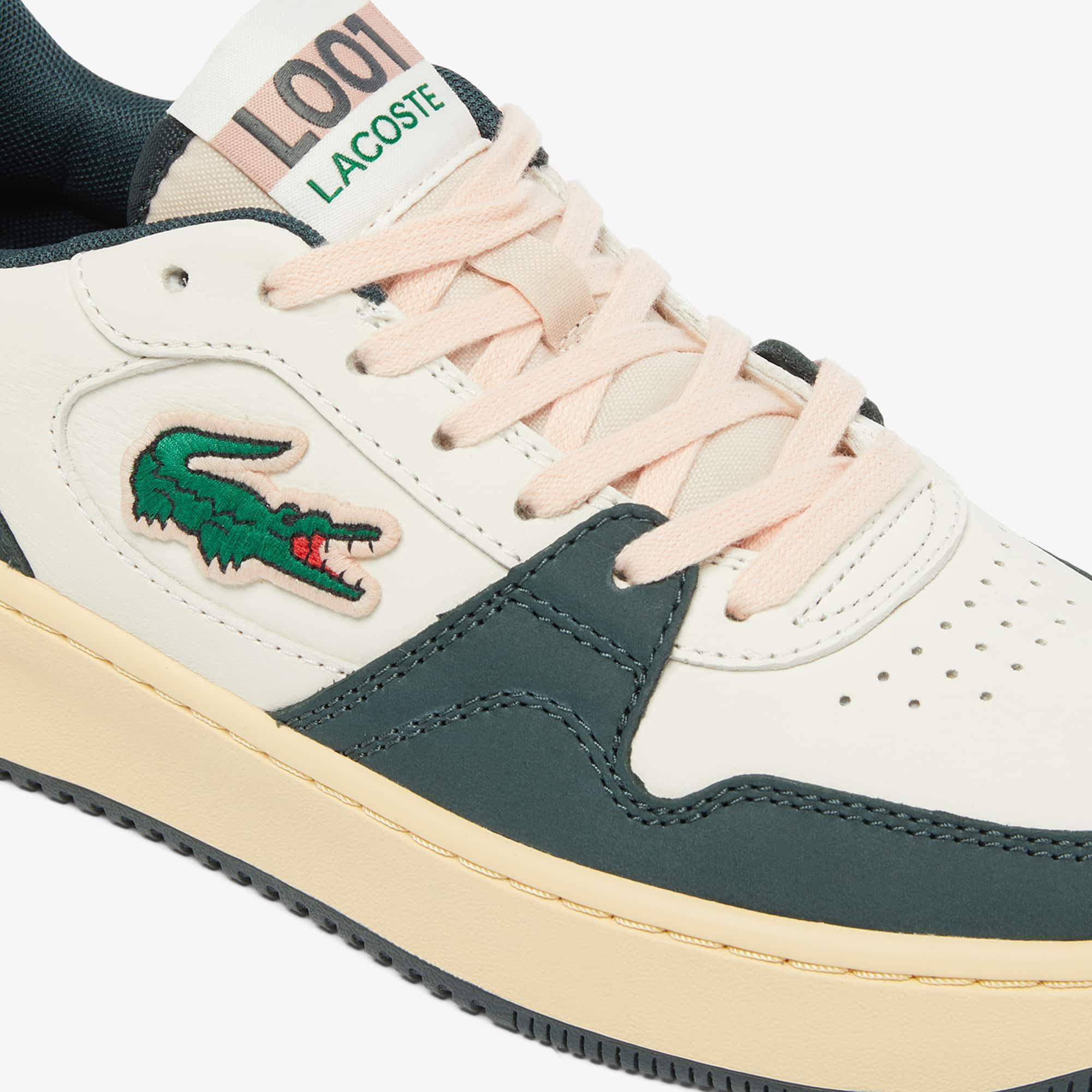 Women's L001 Set Leather Sneakers by LACOSTE