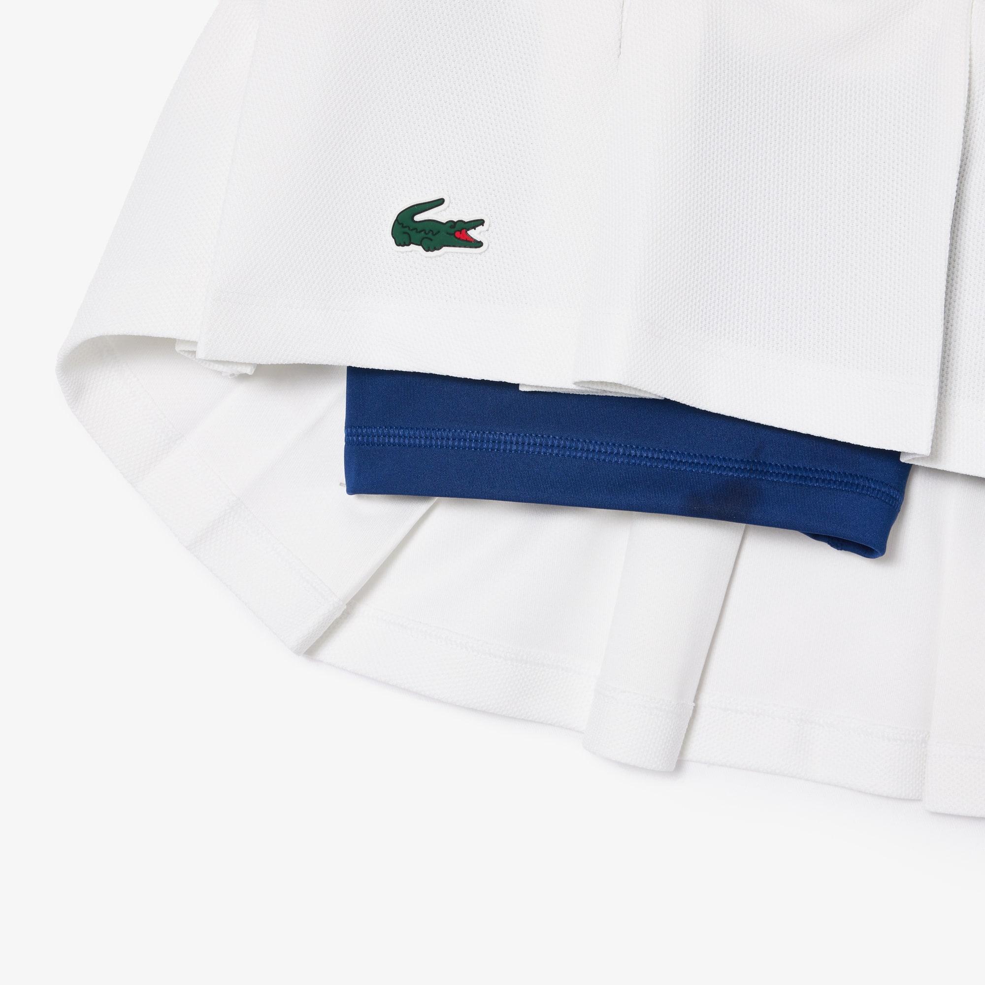 Women's Lined Piqué Tennis Skirt by LACOSTE