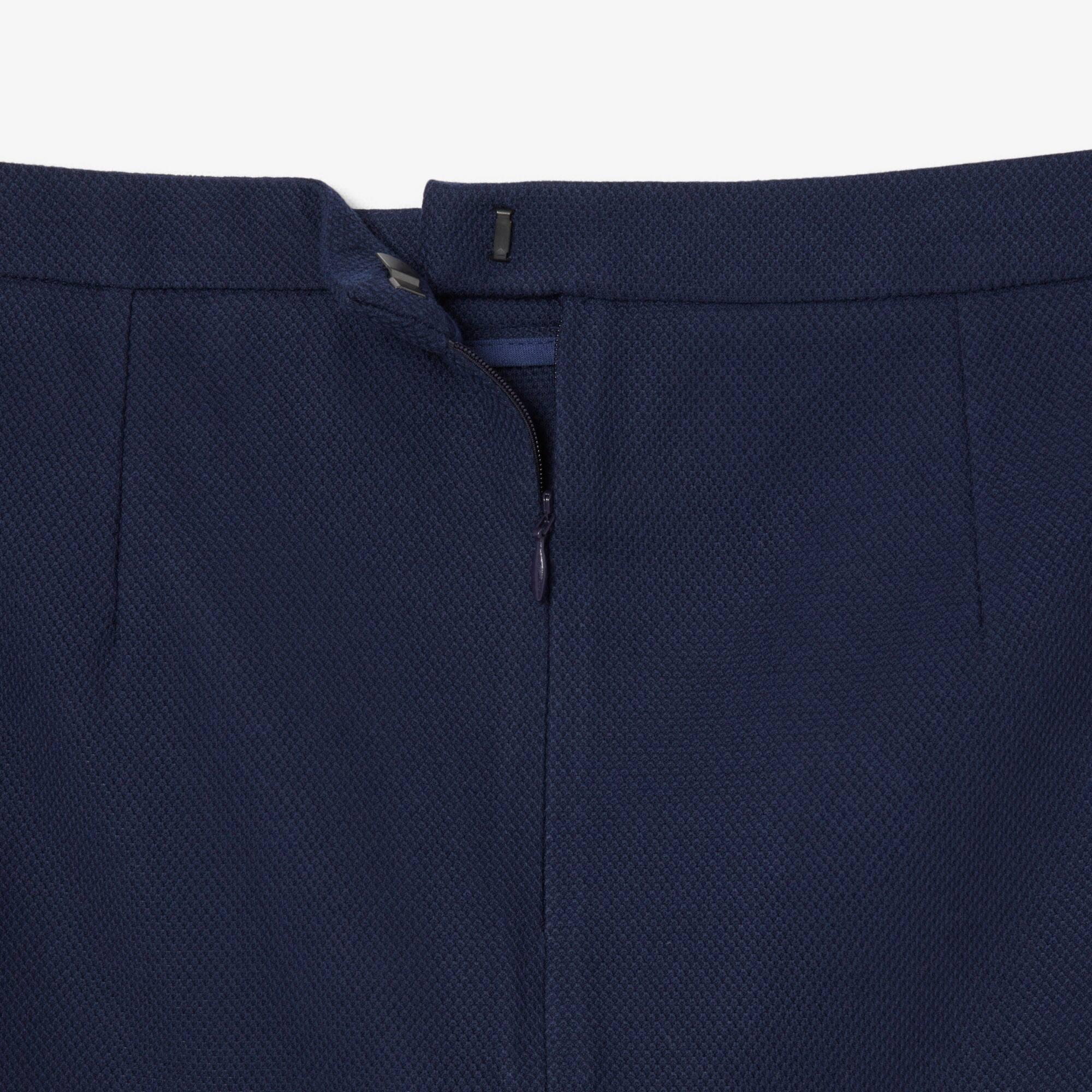 Women's Made In France Textured Piqué Skirt by LACOSTE