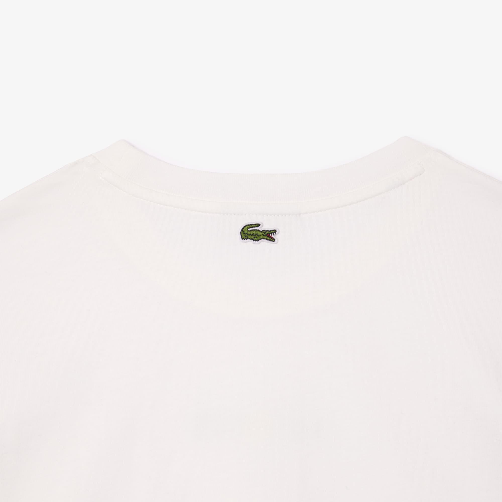 Women's Oversized Ball Print Cotton T-Shirt by LACOSTE