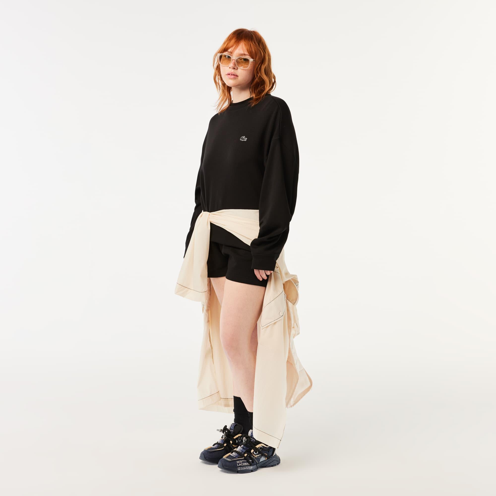 Women's Oversized Cotton Sweatshirt by LACOSTE