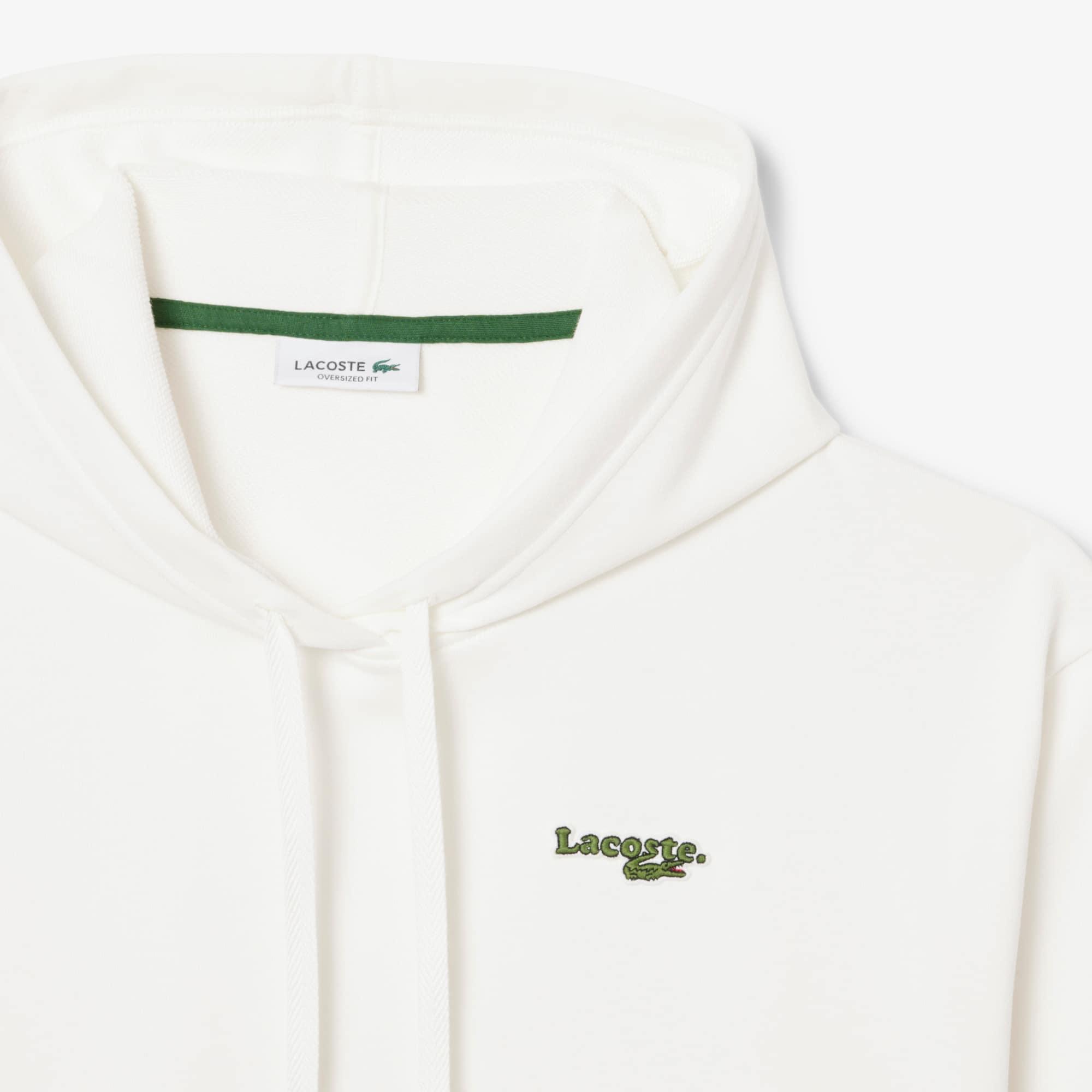 Women's Oversized Logo Hoodie by LACOSTE
