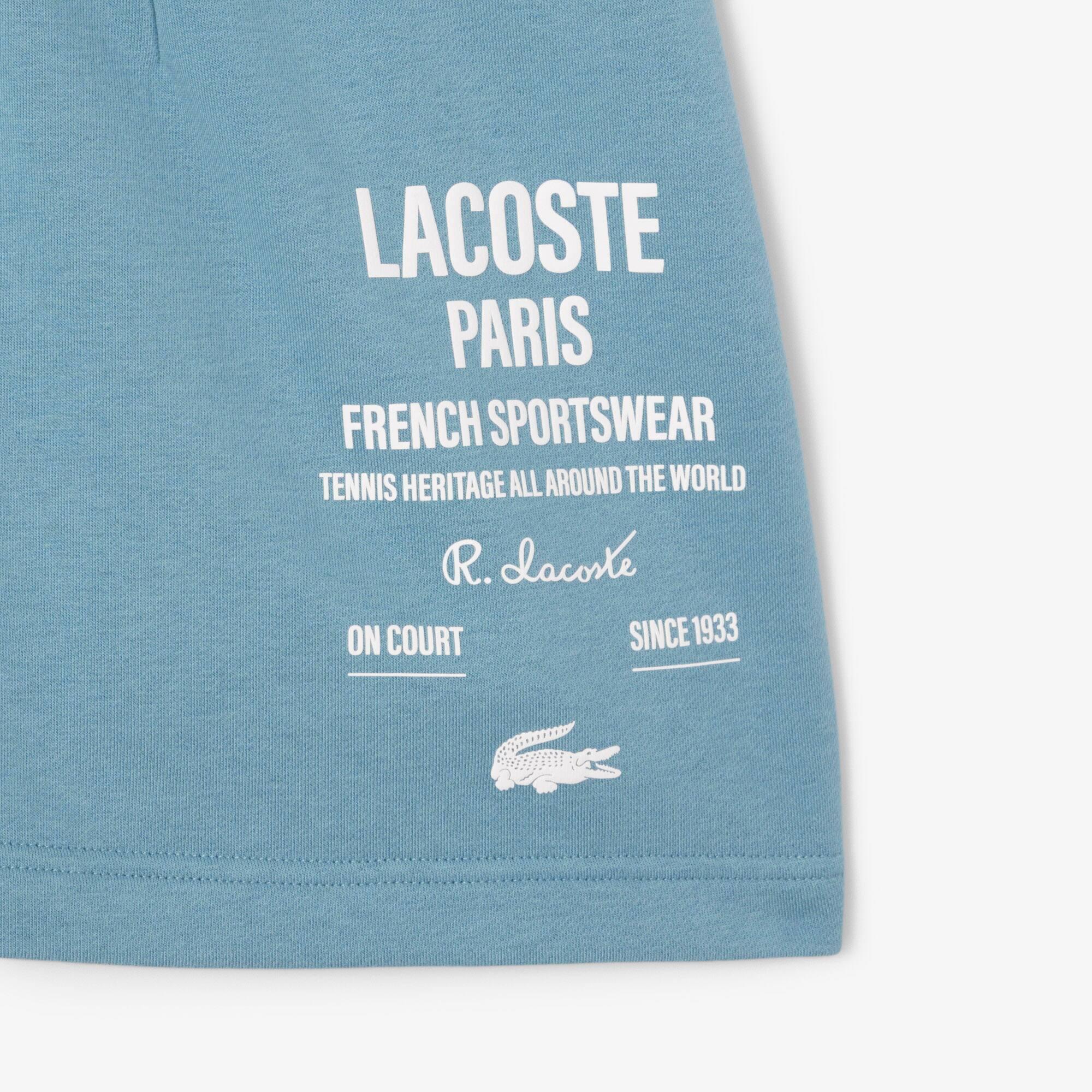 Women's Pleated Fleece Shorts by LACOSTE