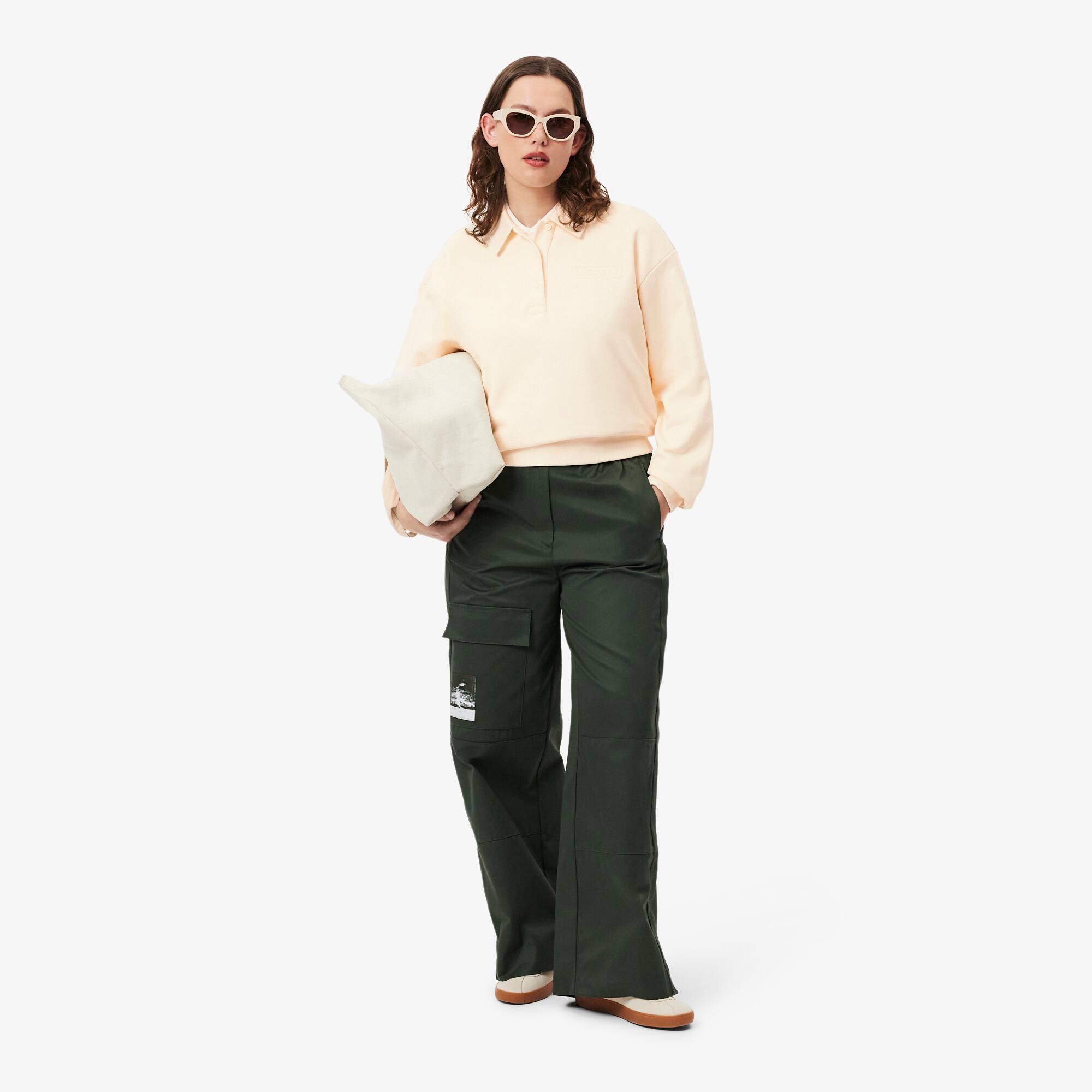 Women's Polo Collar Sweatshirt by LACOSTE