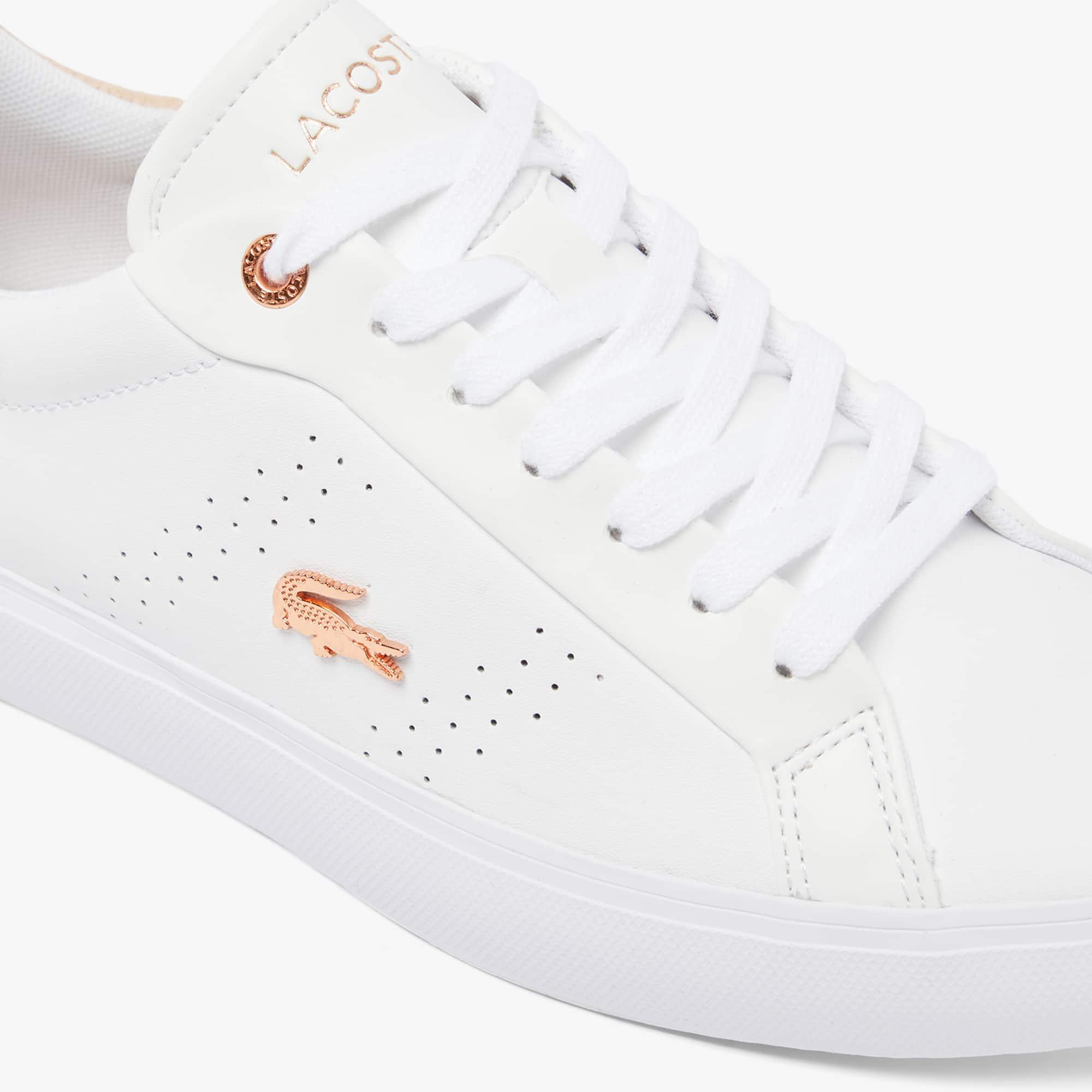Women's Powercourt 2.0 Leather Sneakers by LACOSTE