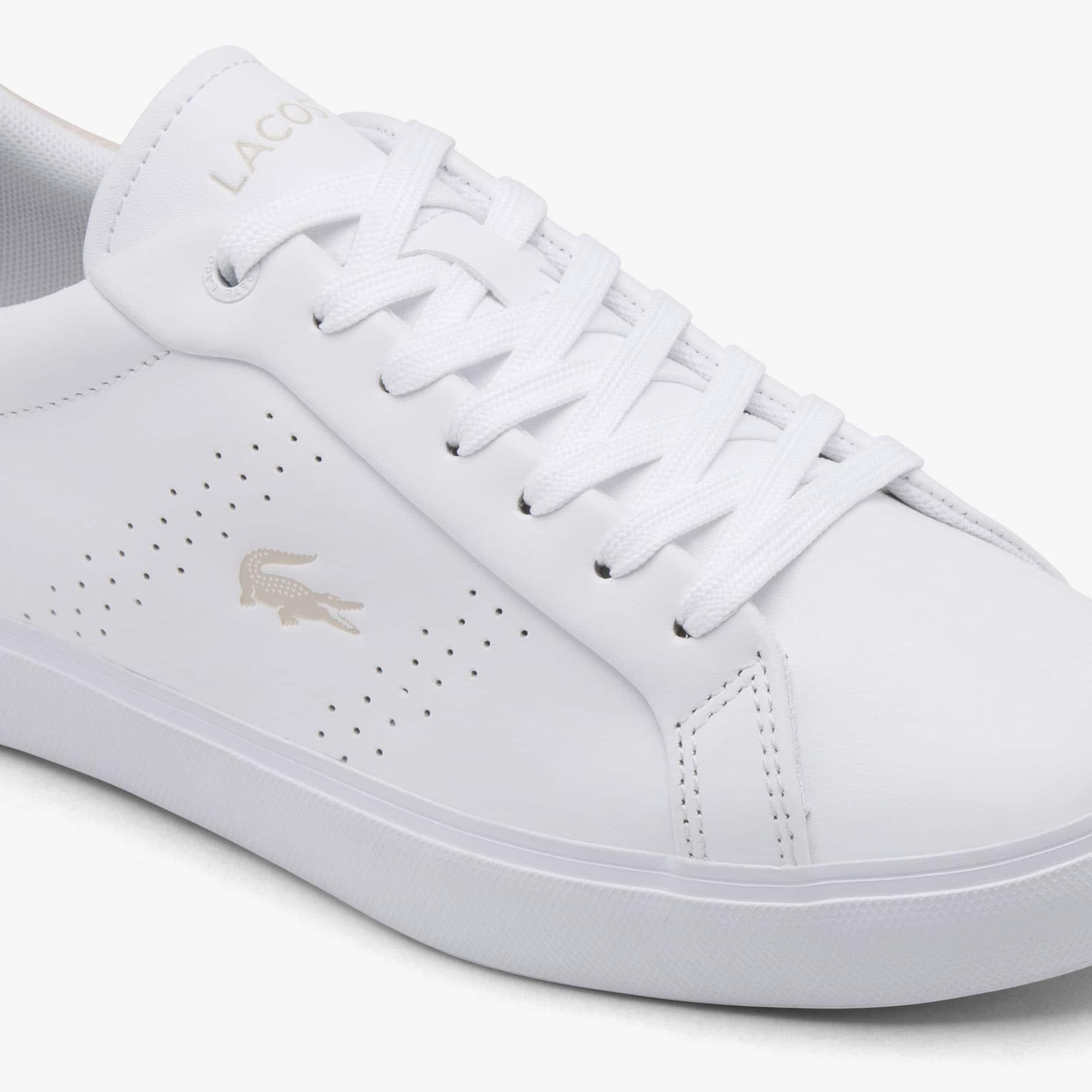 Women's Powercourt 2.0 Leather Sneakers by LACOSTE