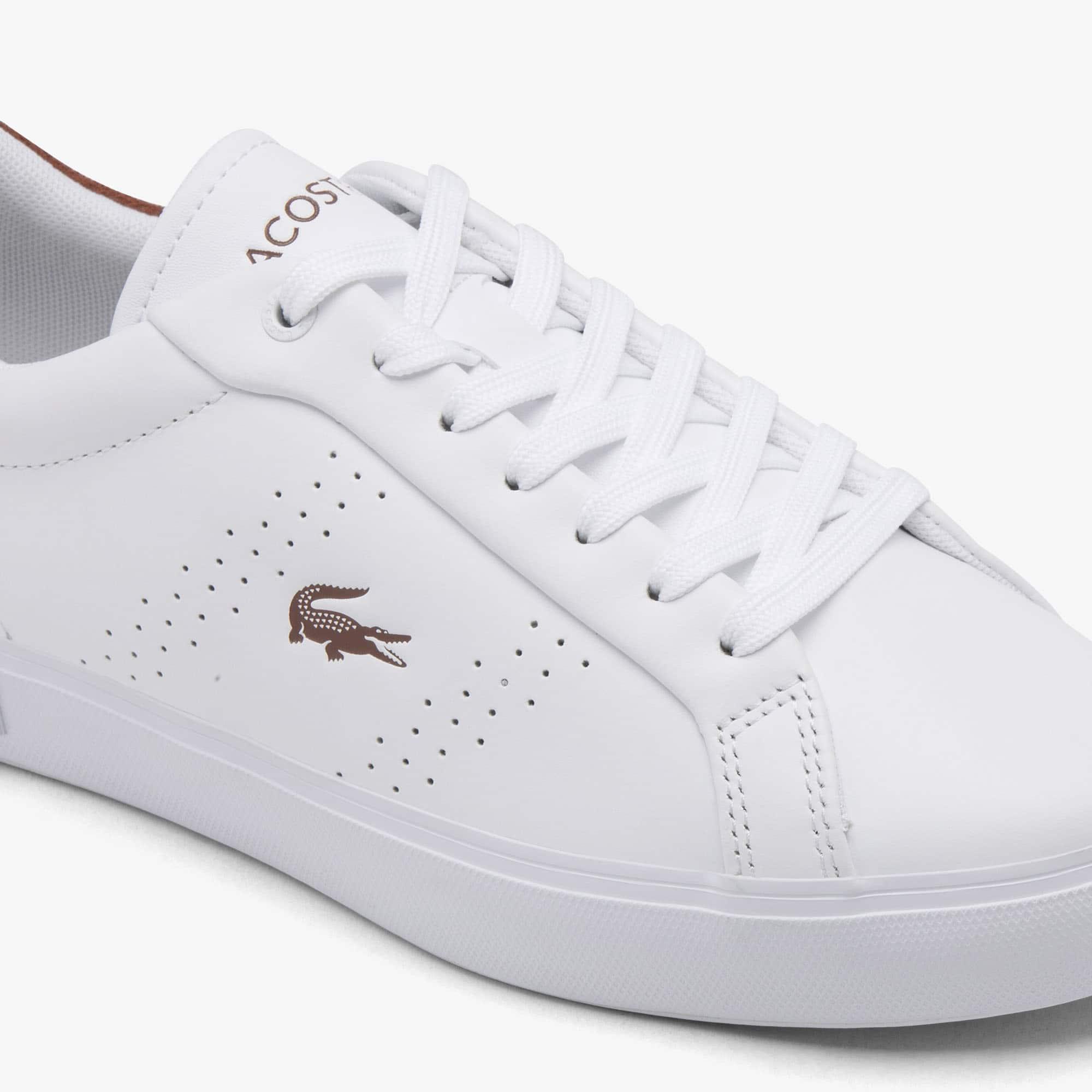 Women's Powercourt 2.0 Leather Sneakers by LACOSTE