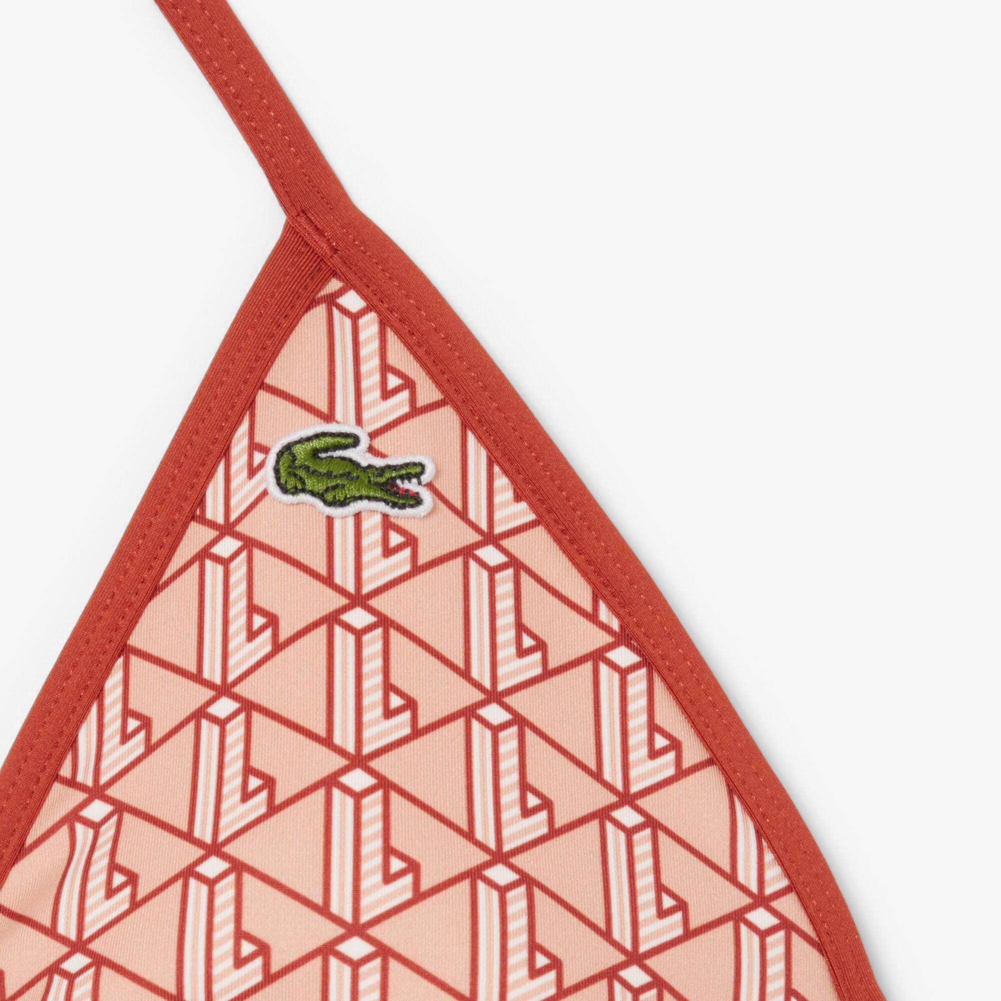 Women's Printed Jersey Swim Top by LACOSTE