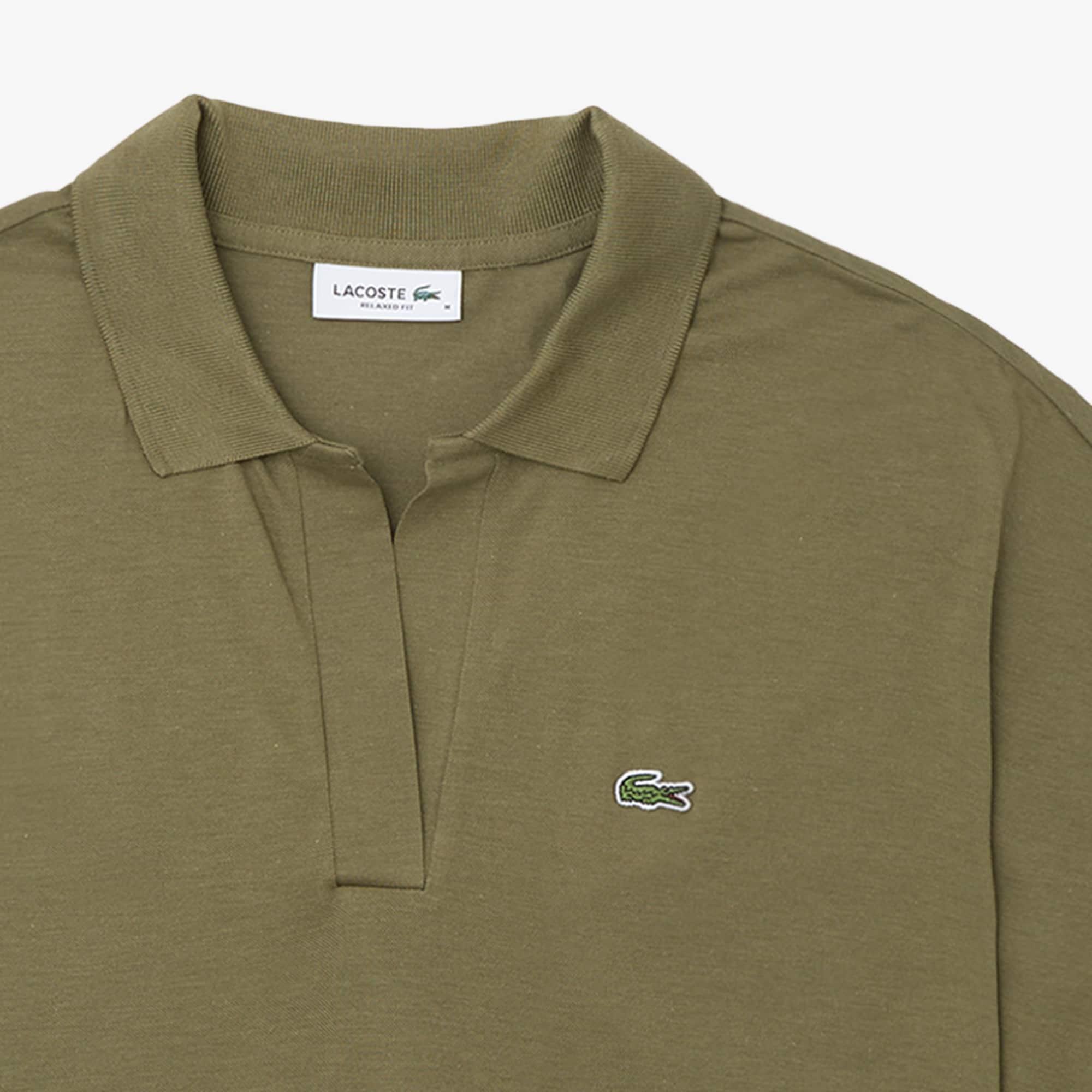 Women's Relaxed Fit Piqué Polo by LACOSTE