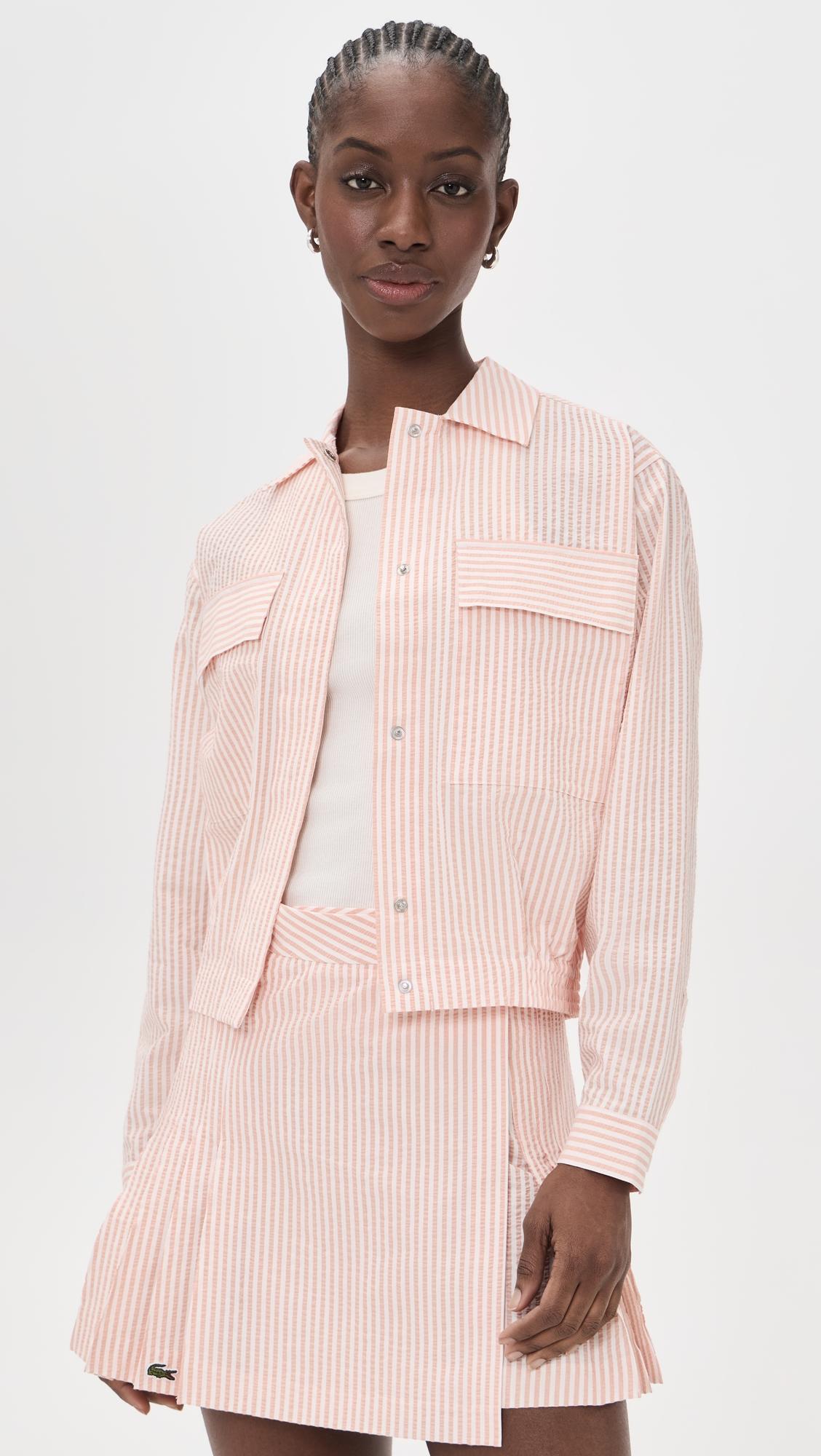 Women's Seersucker Light Jacket by LACOSTE