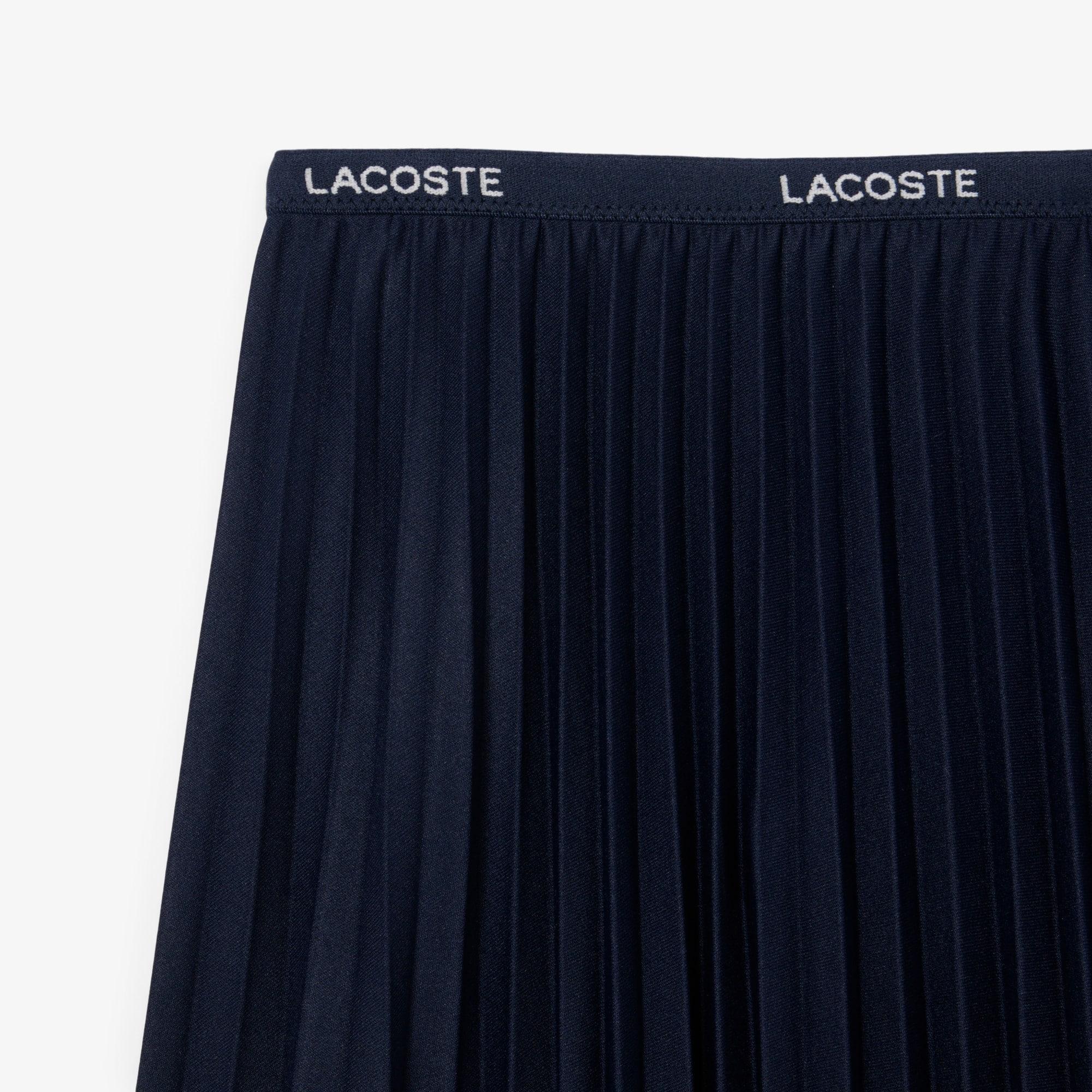 Women's Short Pleated Skirt by LACOSTE
