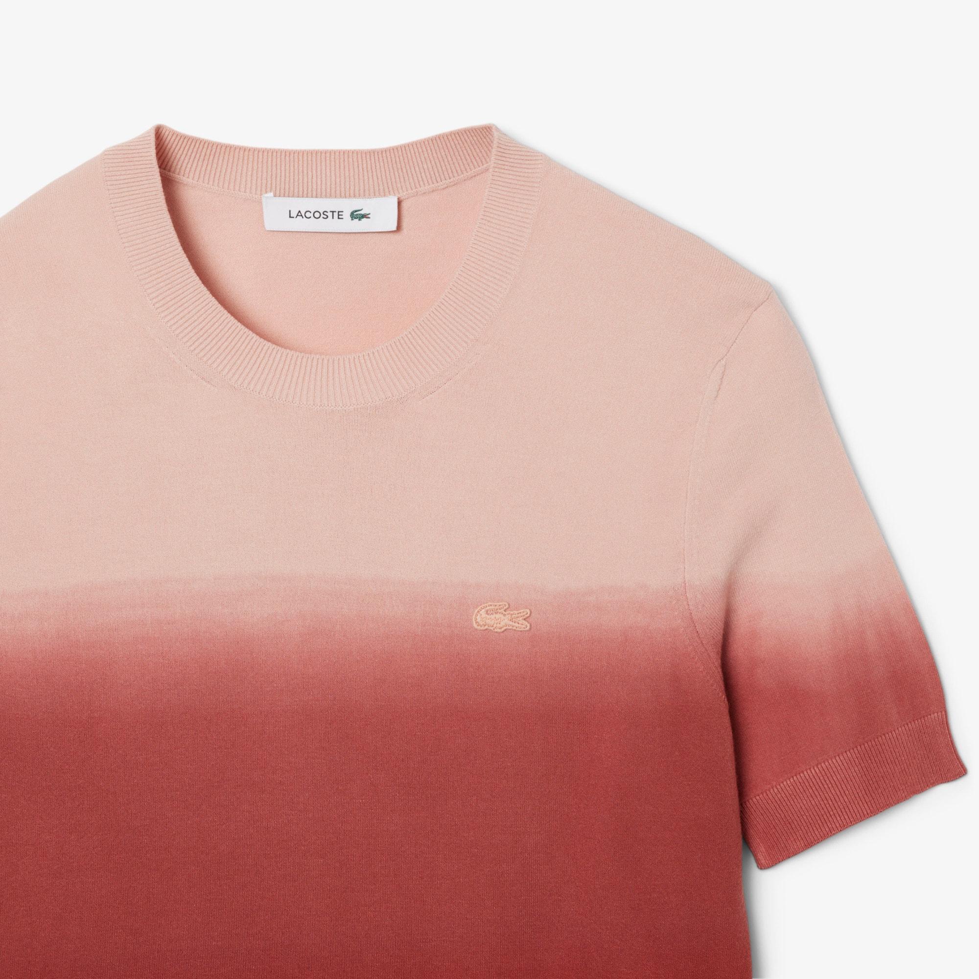 Women's Short Sleeve Ombré Sweater by LACOSTE