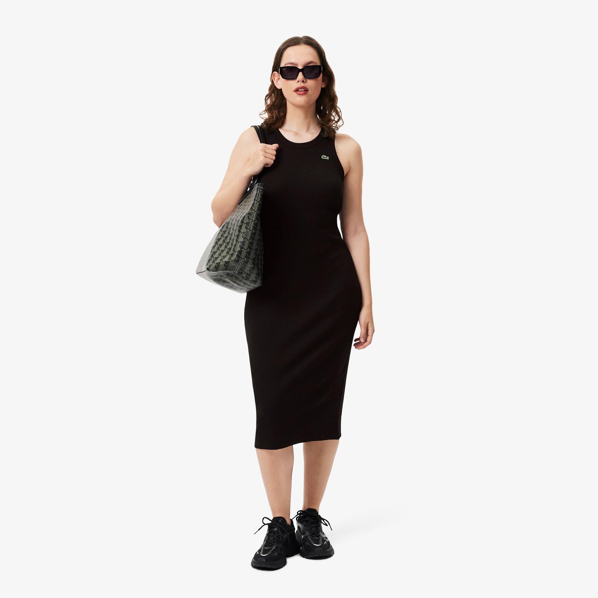 Women's Sleeveless Cotton Dress by LACOSTE