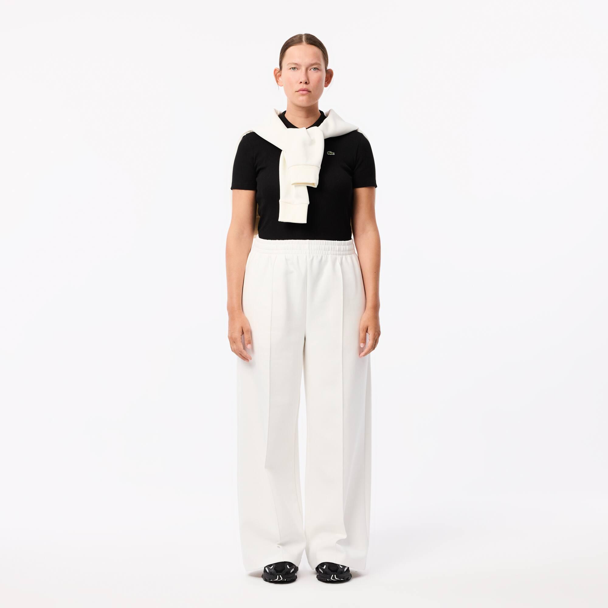 Women's Slim Fit L.12.D Ribbed Cotton Polo by LACOSTE