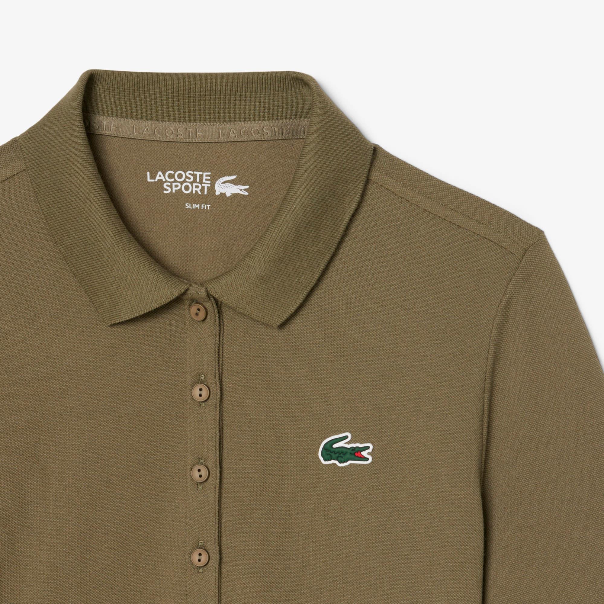 Women's Slim Fit Thermo-Regulating Golf Polo by LACOSTE