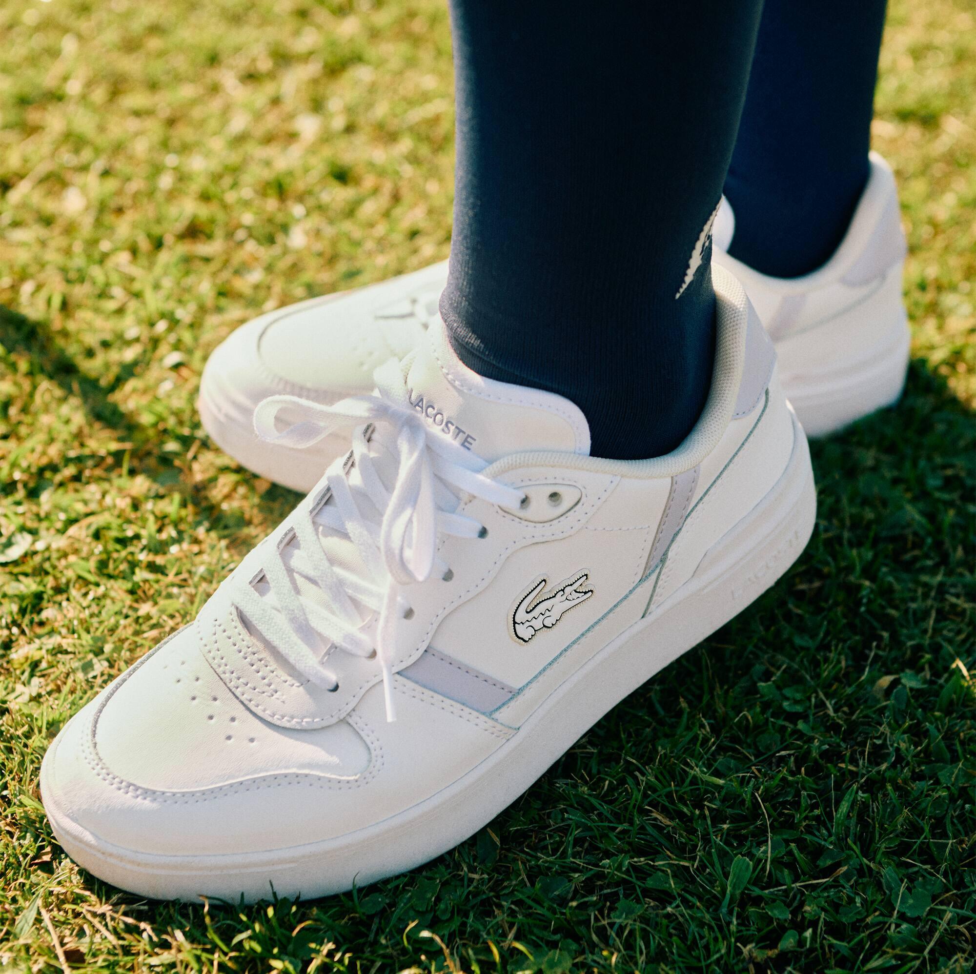 Women's T-Clip Golf Leather Golf Shoes by LACOSTE