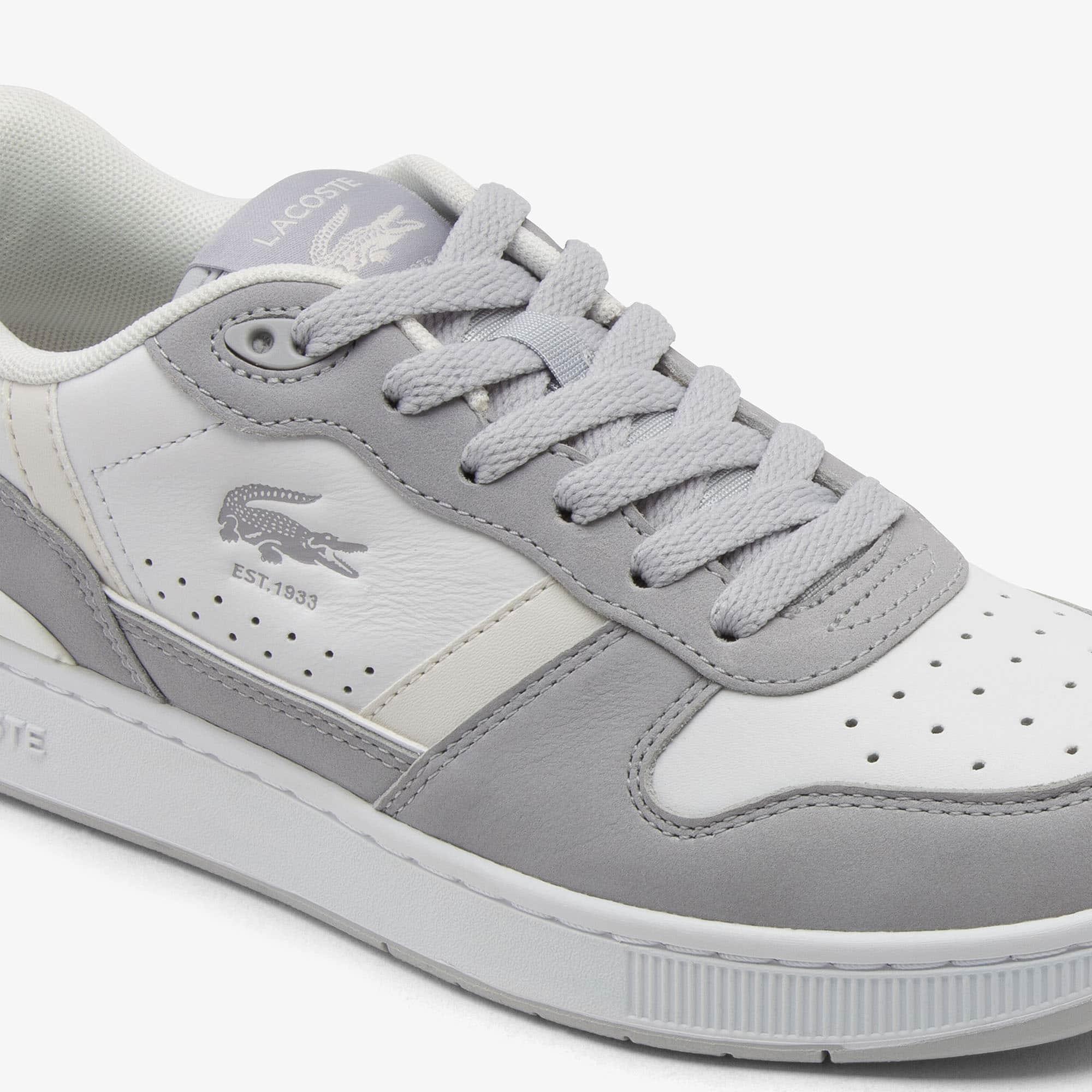 Women's T-Clip Set Leather Sneakers by LACOSTE