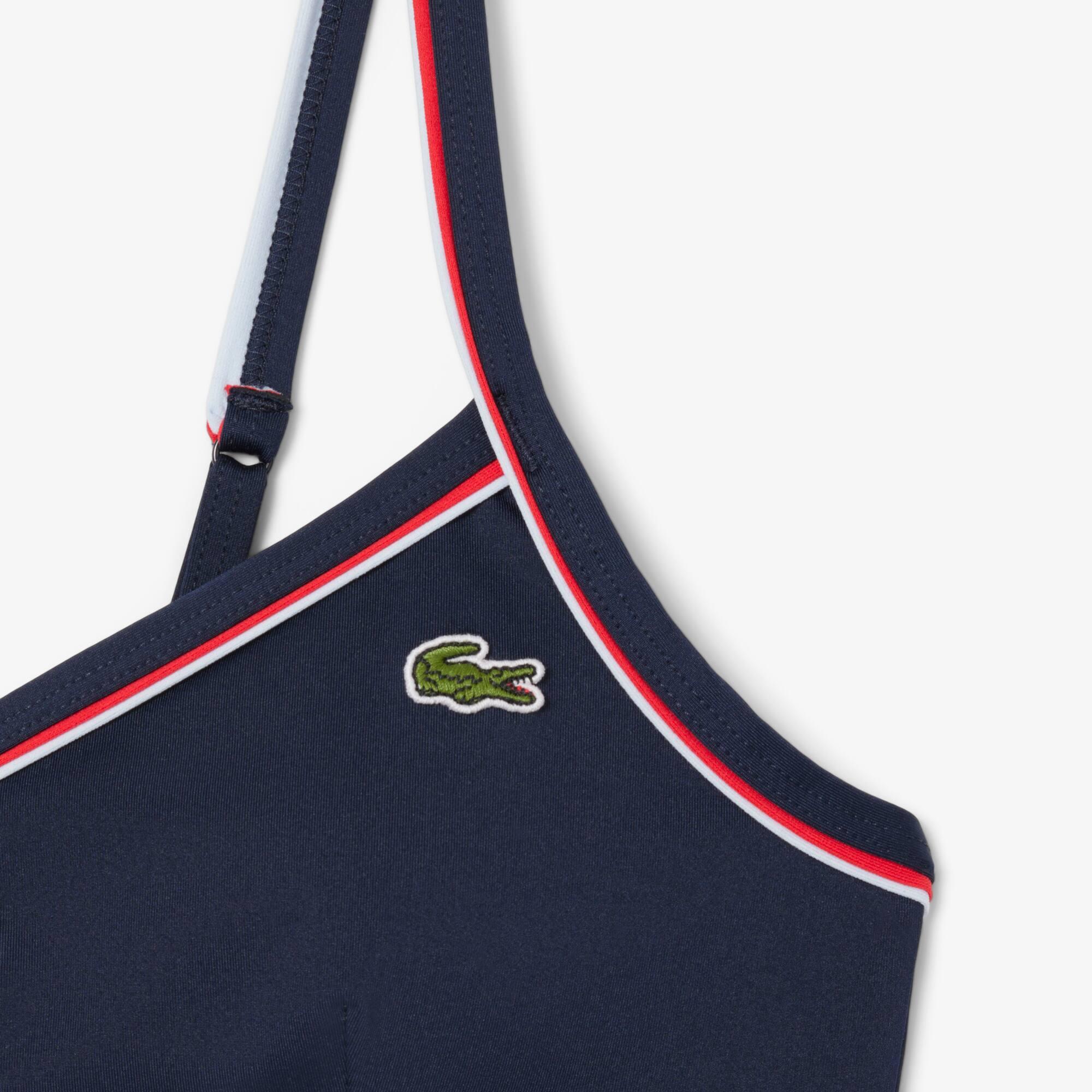 Women's Trim Accent Swim Top by LACOSTE