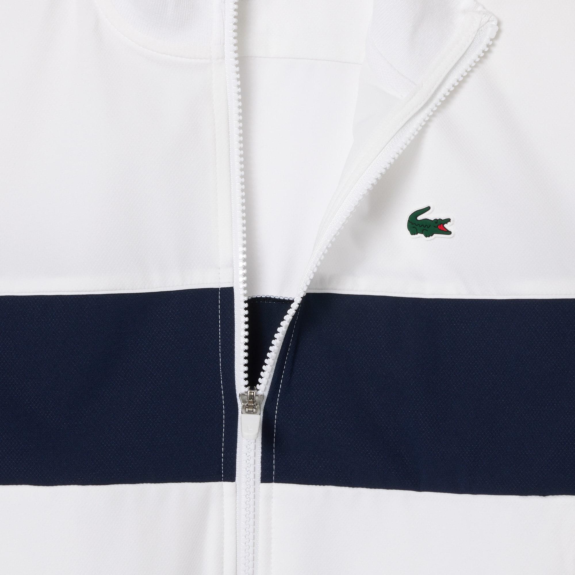 Women's Ultra Dry Colorblock Stretch Tennis Jacket by LACOSTE