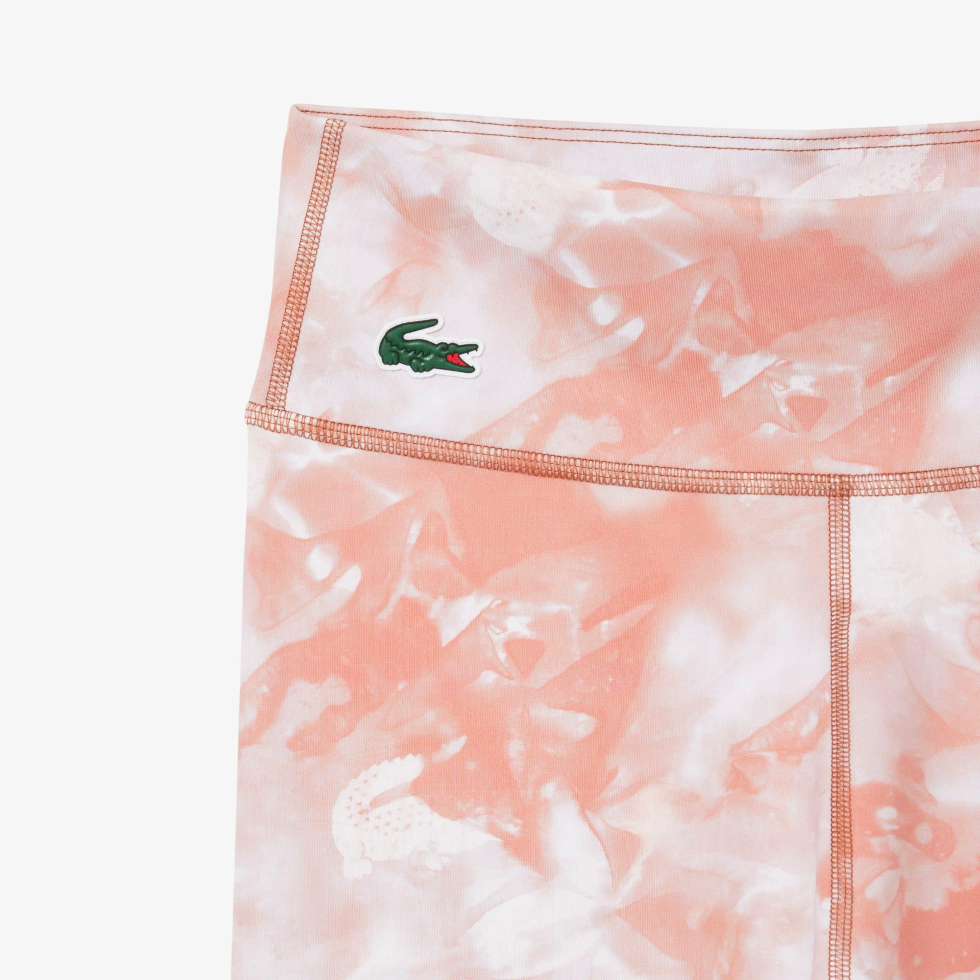 Women's Ultra Dry Printed Stretch Sport Leggings by LACOSTE