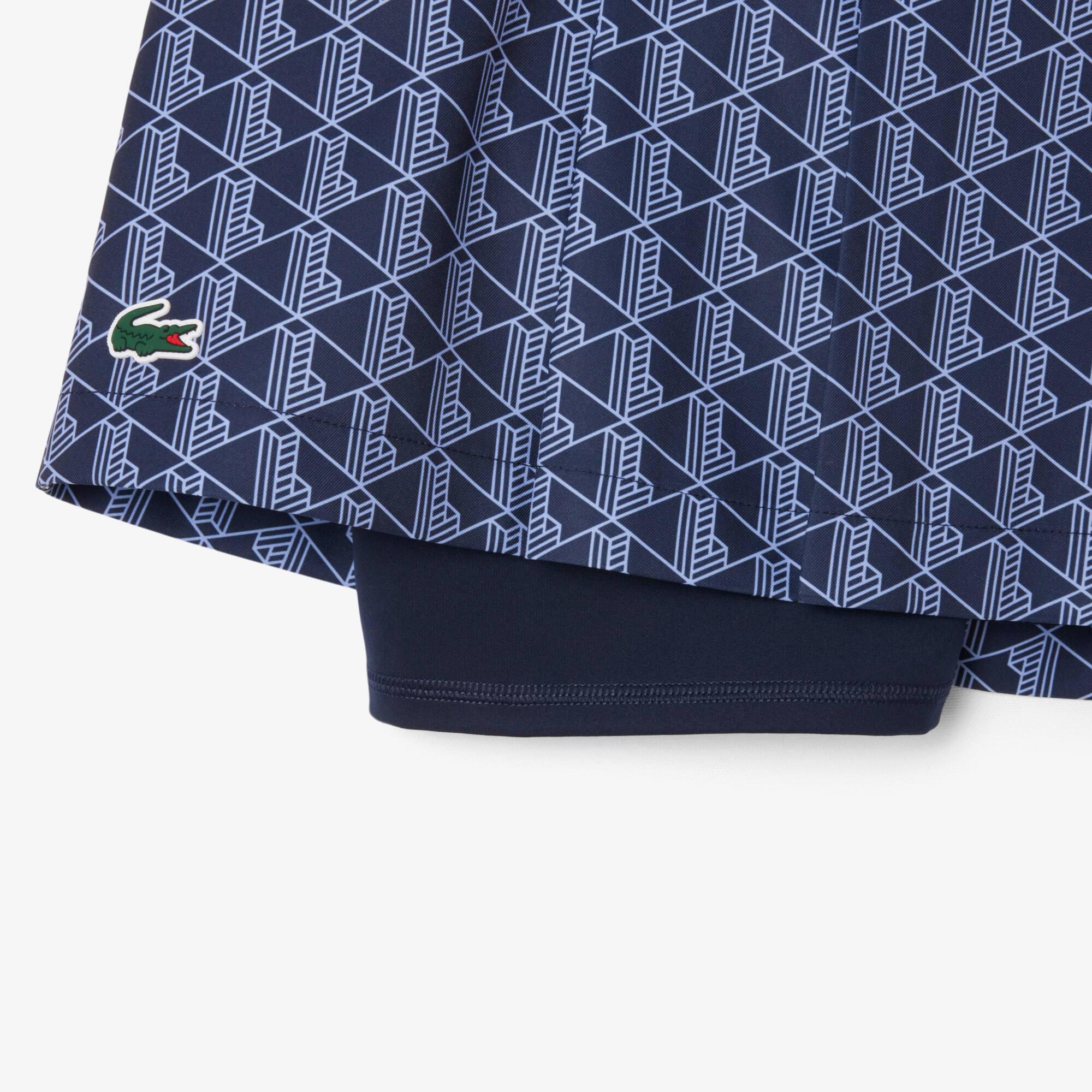 Women's Ultra Dry Stretch Lined Golf Skirt by LACOSTE