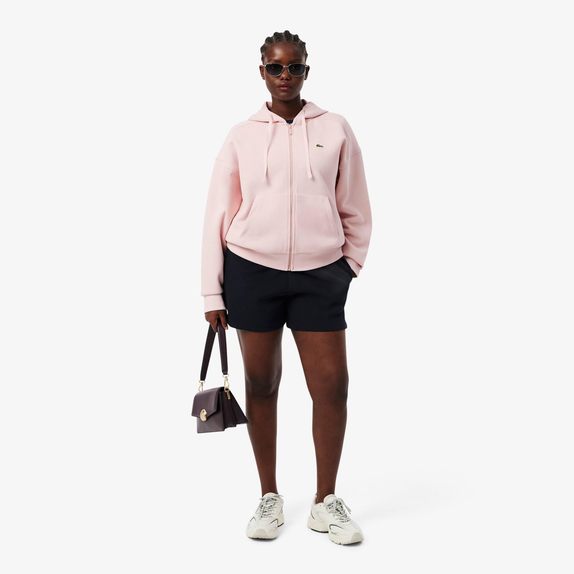 Women's Zip-Up Piqué Hoodie by LACOSTE