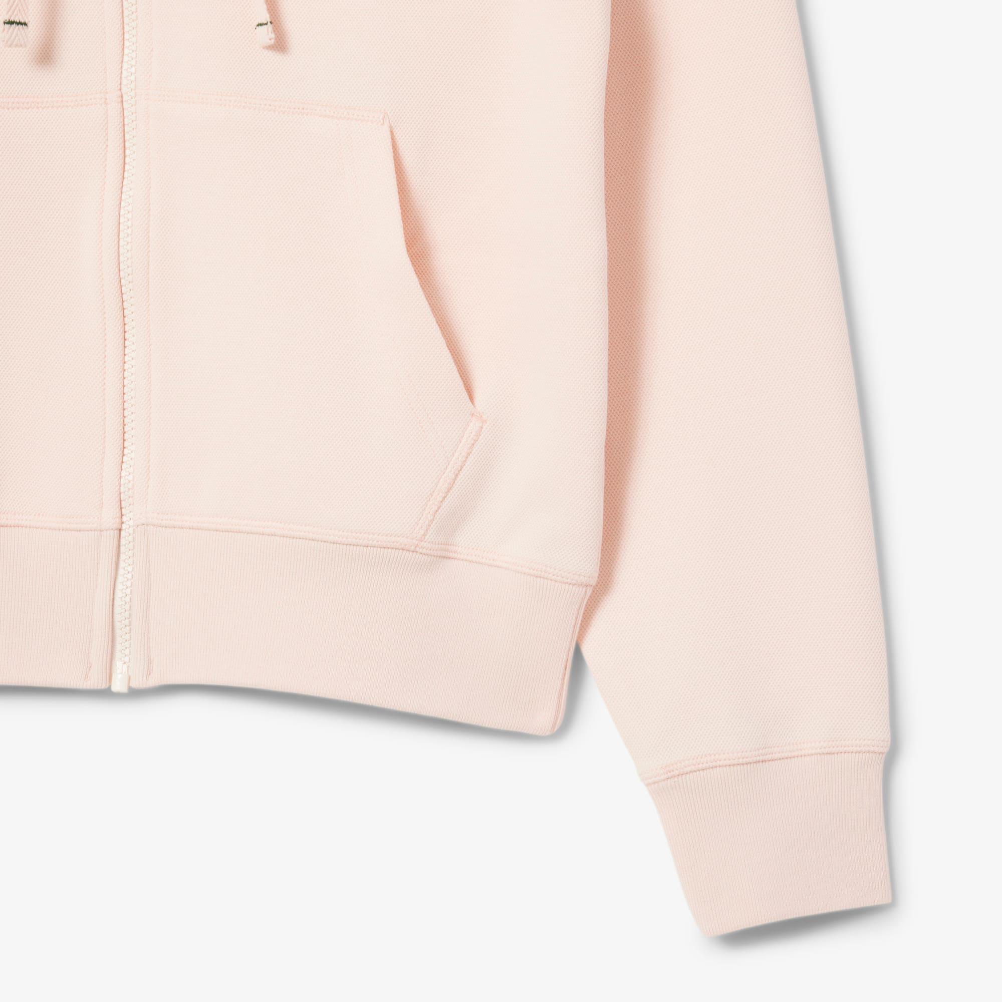 Women's Zip-Up Piqué Hoodie by LACOSTE