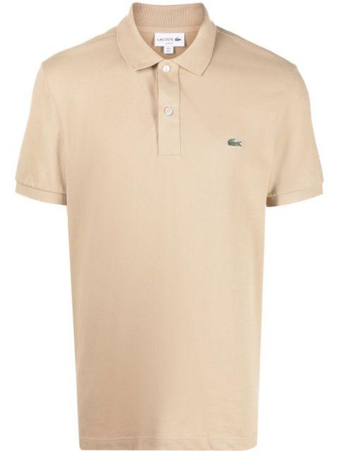 appliqué-logo short-sleeve polo shirt by LACOSTE