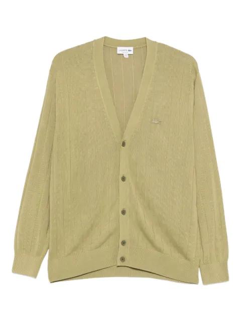 button-down cardigan by LACOSTE