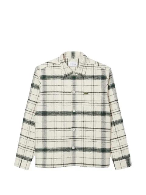 checked flannel shirt by LACOSTE