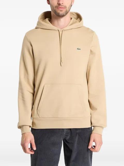 chest logo drawstring hoodie by LACOSTE