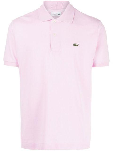 chest logo-patch polo shirt by LACOSTE