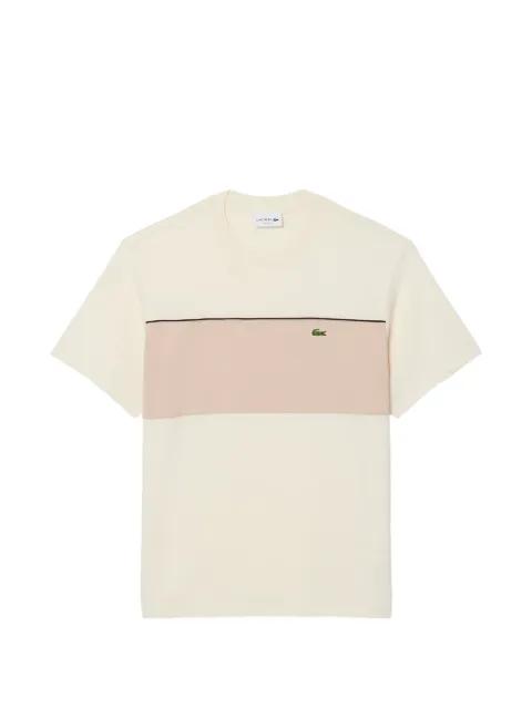 colourblock crewneck T-shirt by LACOSTE