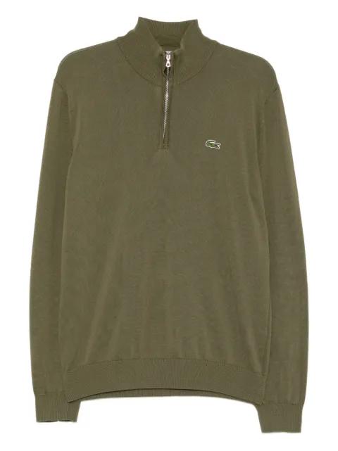cotton high-neck jumper by LACOSTE