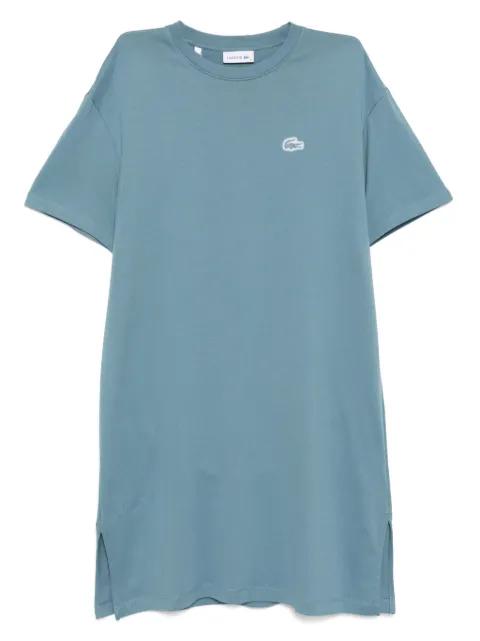 cotton-jersey T-shirt dress by LACOSTE