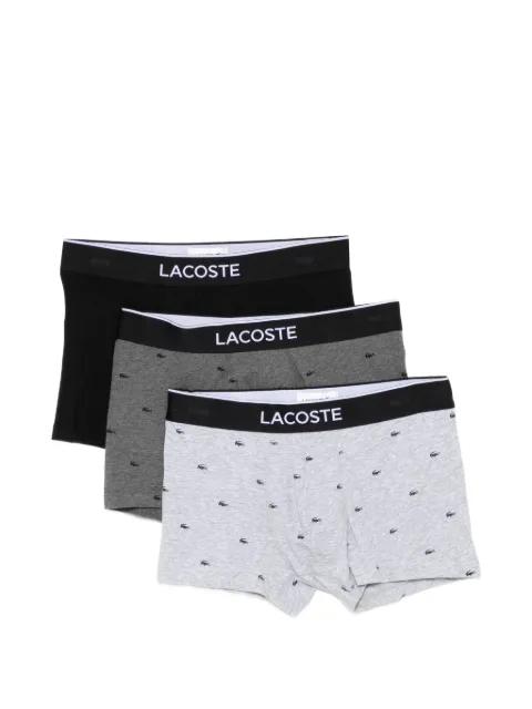 cotton jersey trunks (set of three) by LACOSTE
