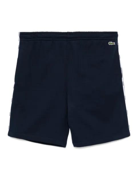 cotton logo-trim shorts by LACOSTE